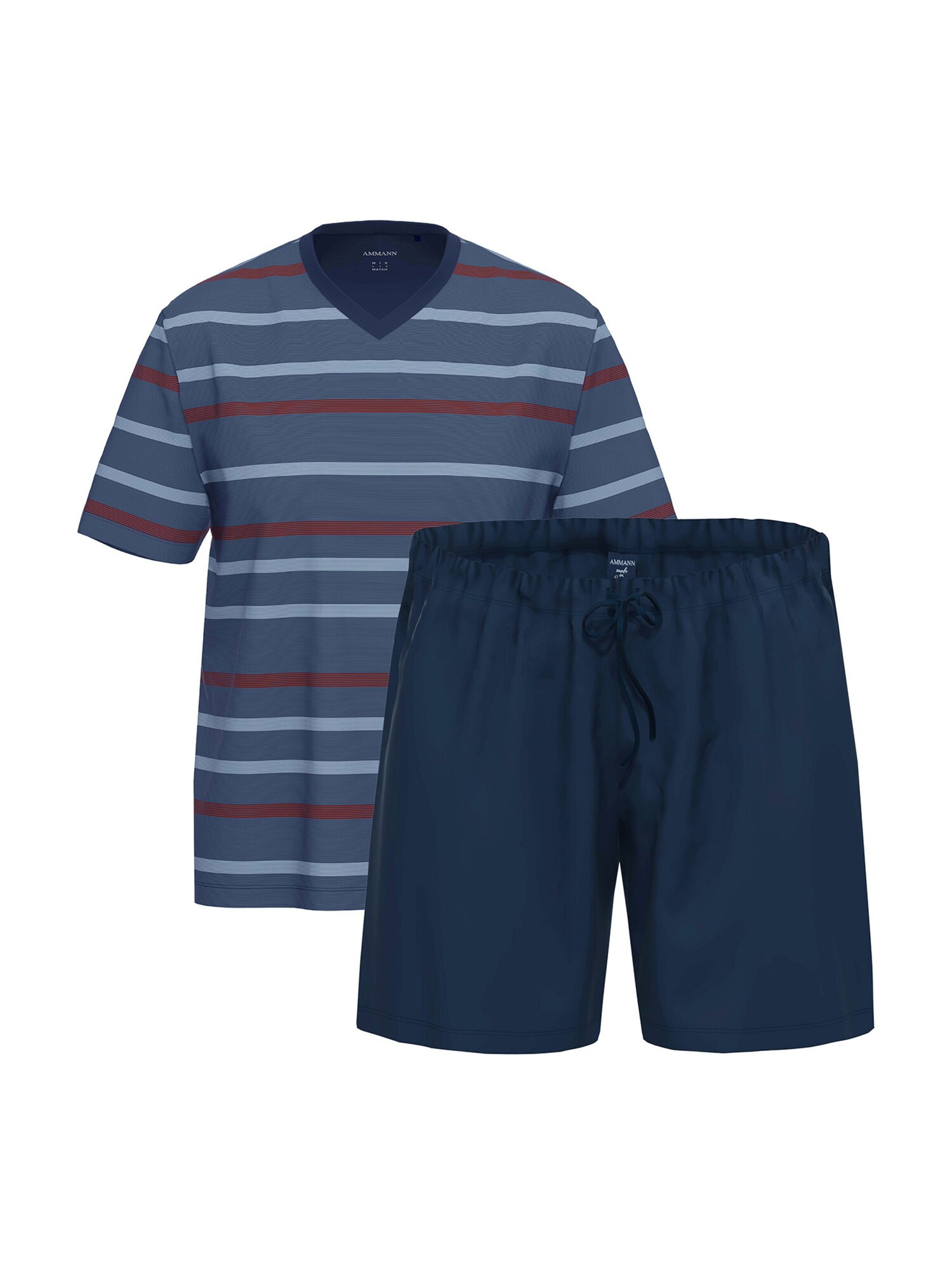 Ammann Pyjama Kurz Night & Home Cotton