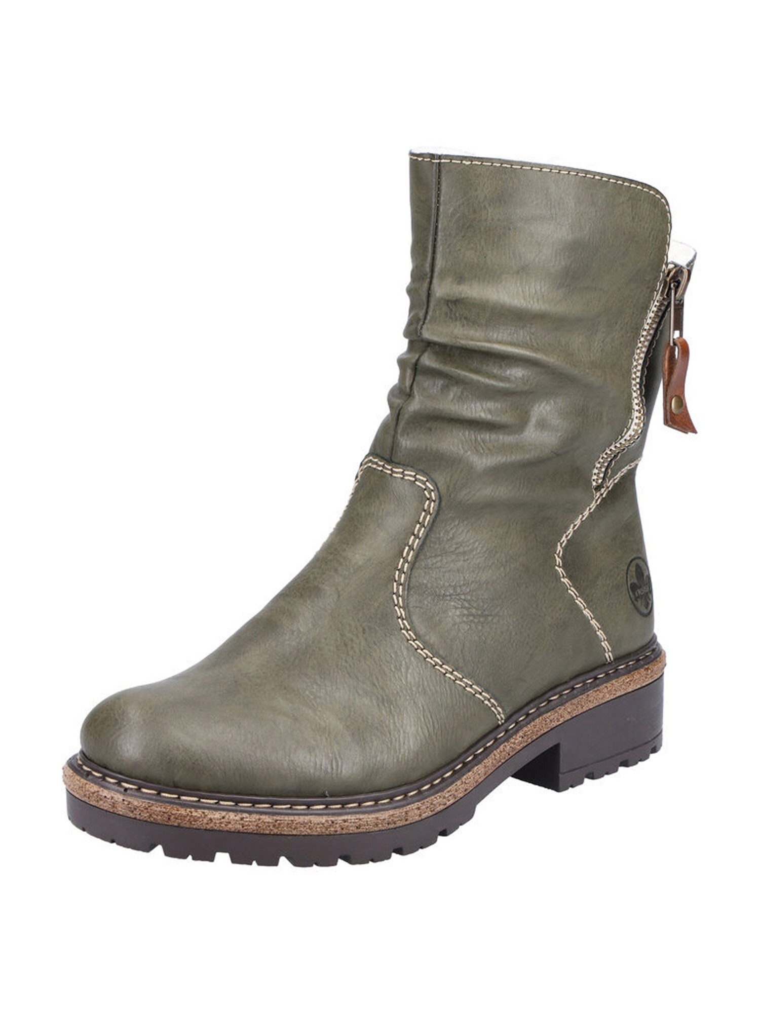 Rieker Rieker Boots cognac / grün