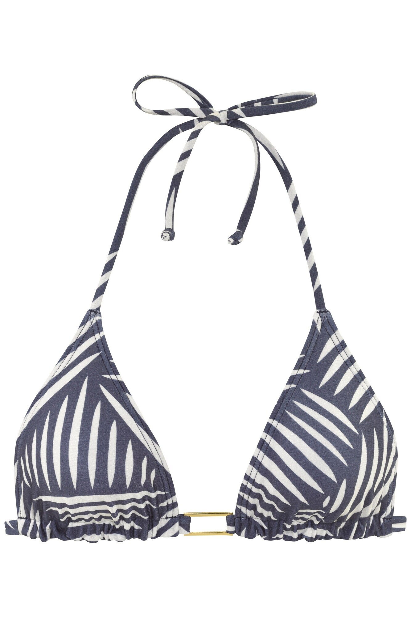 LASCANA Sutien costum de baie  albastru marin / alb