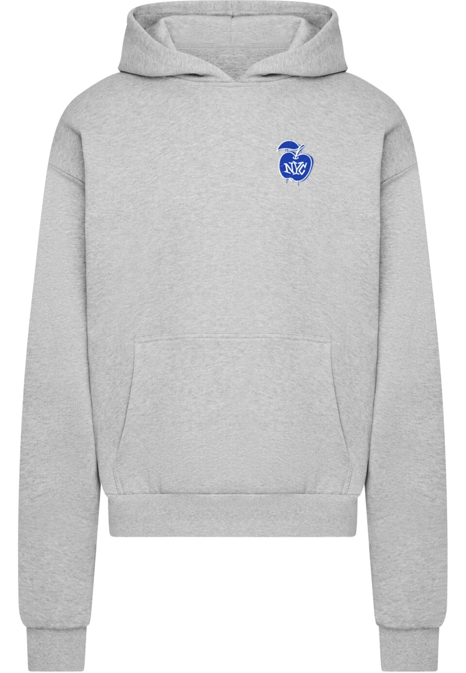 Sweatshirt 'Big Apple NYC' blå / gråmelerad