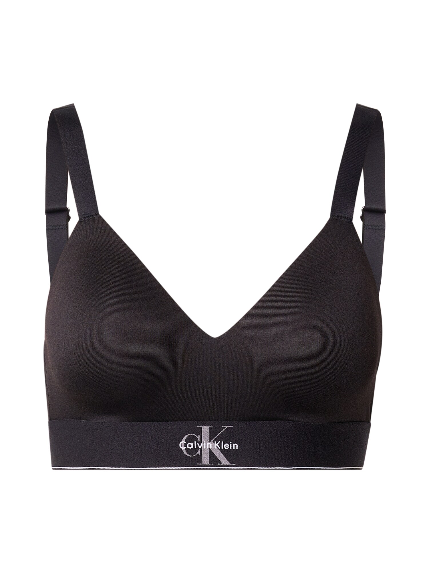 Calvin Klein Underwear Sutien  gri / negru / alb