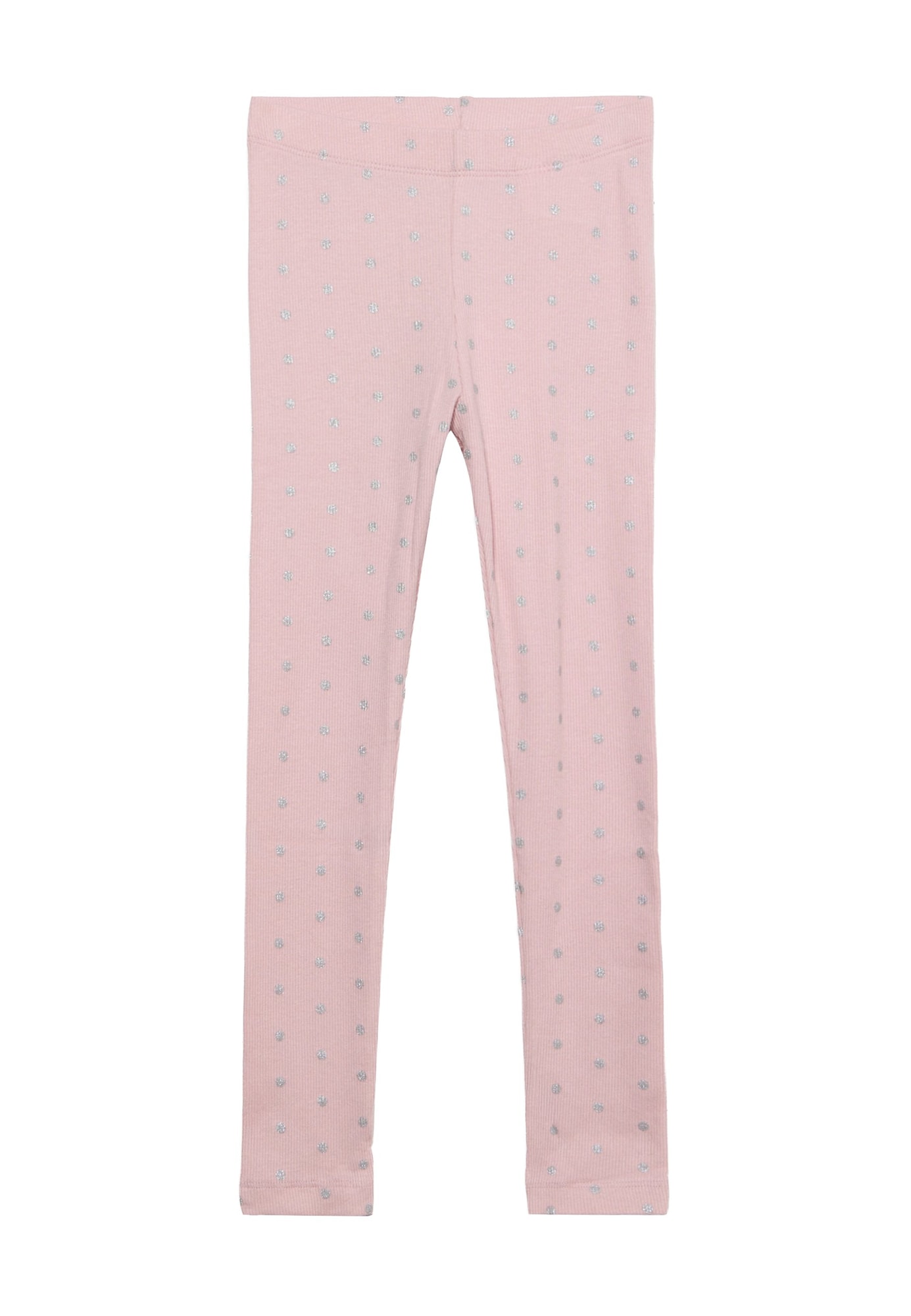 NAME IT Leggings NMFLONA mauve / argintiu