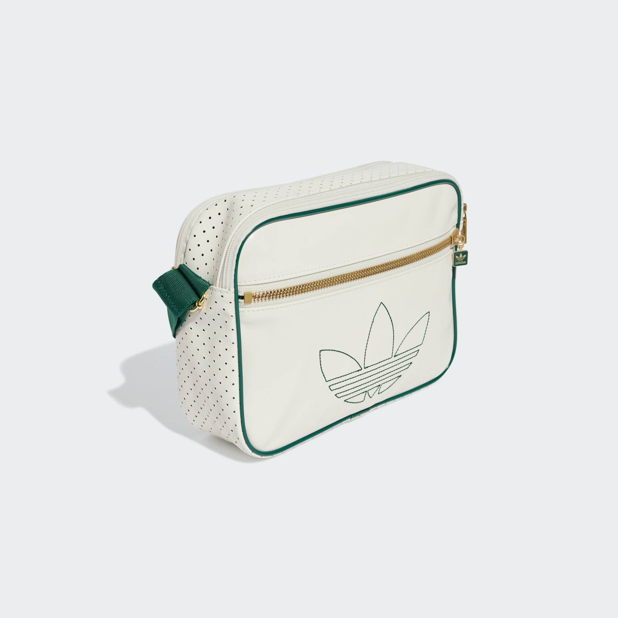 ADIDAS ORIGINALS Válltáska 'Airliner'  sötétzöld / fehér termék 2. képe