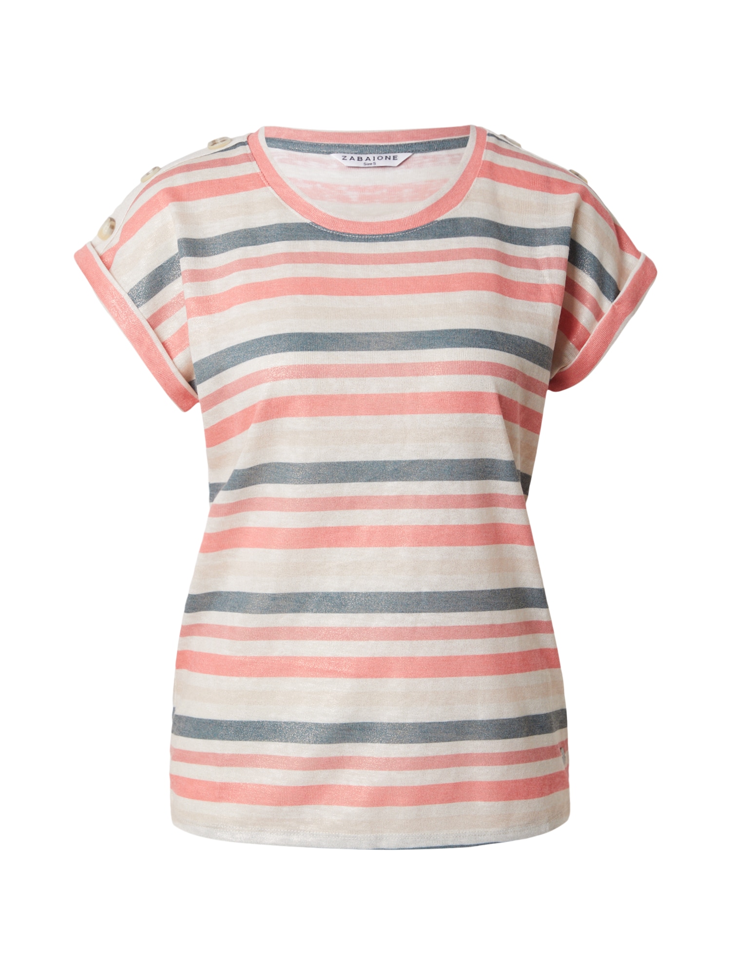 ZABAIONE Tricou Ga44lina albastru / roșu / alb