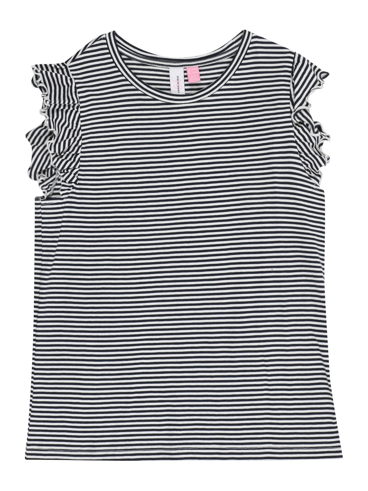 Vero Moda Girl Póló 'VMLeila'  tengerészkék / fehér akciós termékkép 1