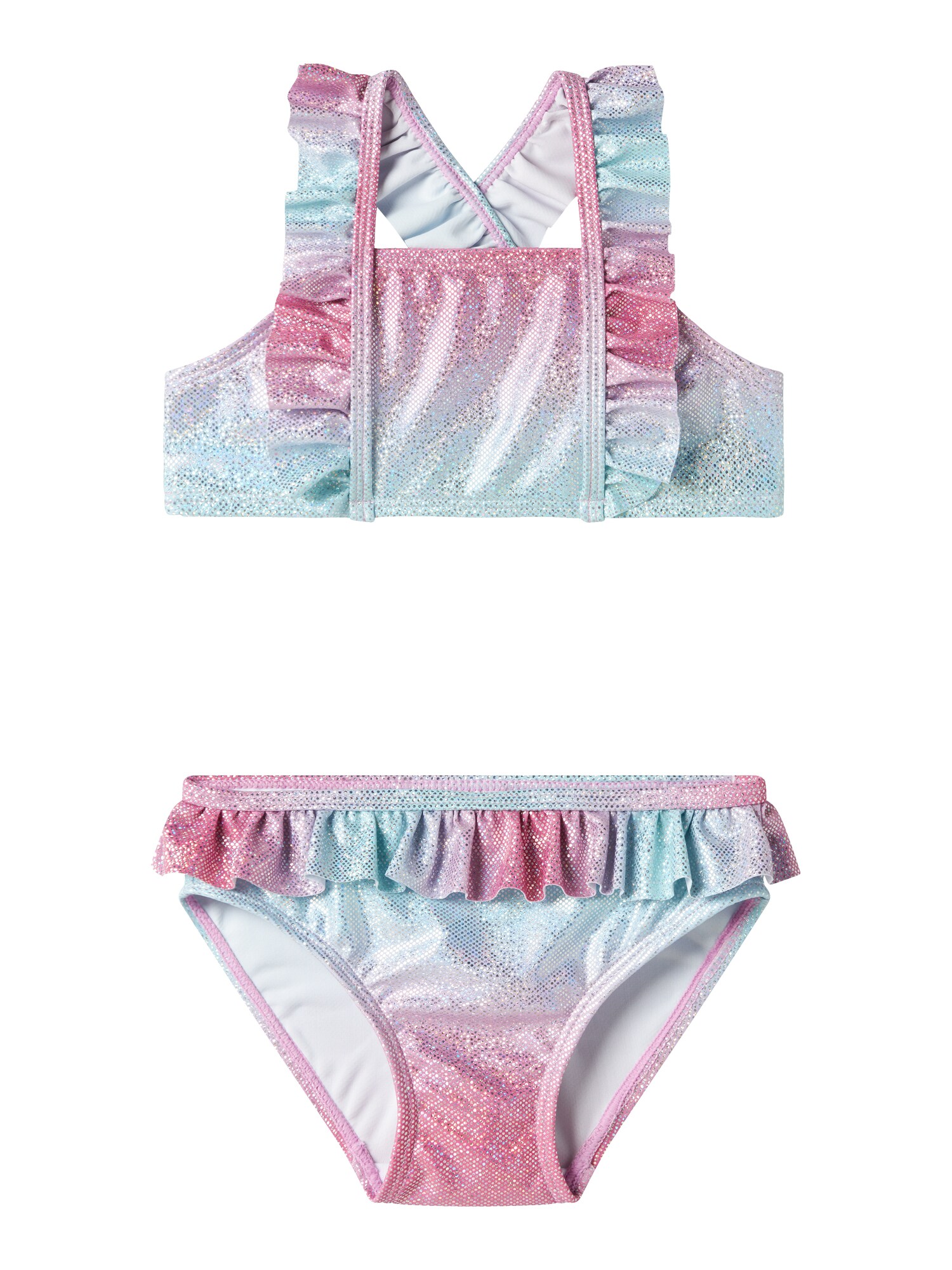 NAME IT Bikini 'NMFZelma'  világoskék / rózsaszín / sötét-rózsaszín akciós termékkép 1