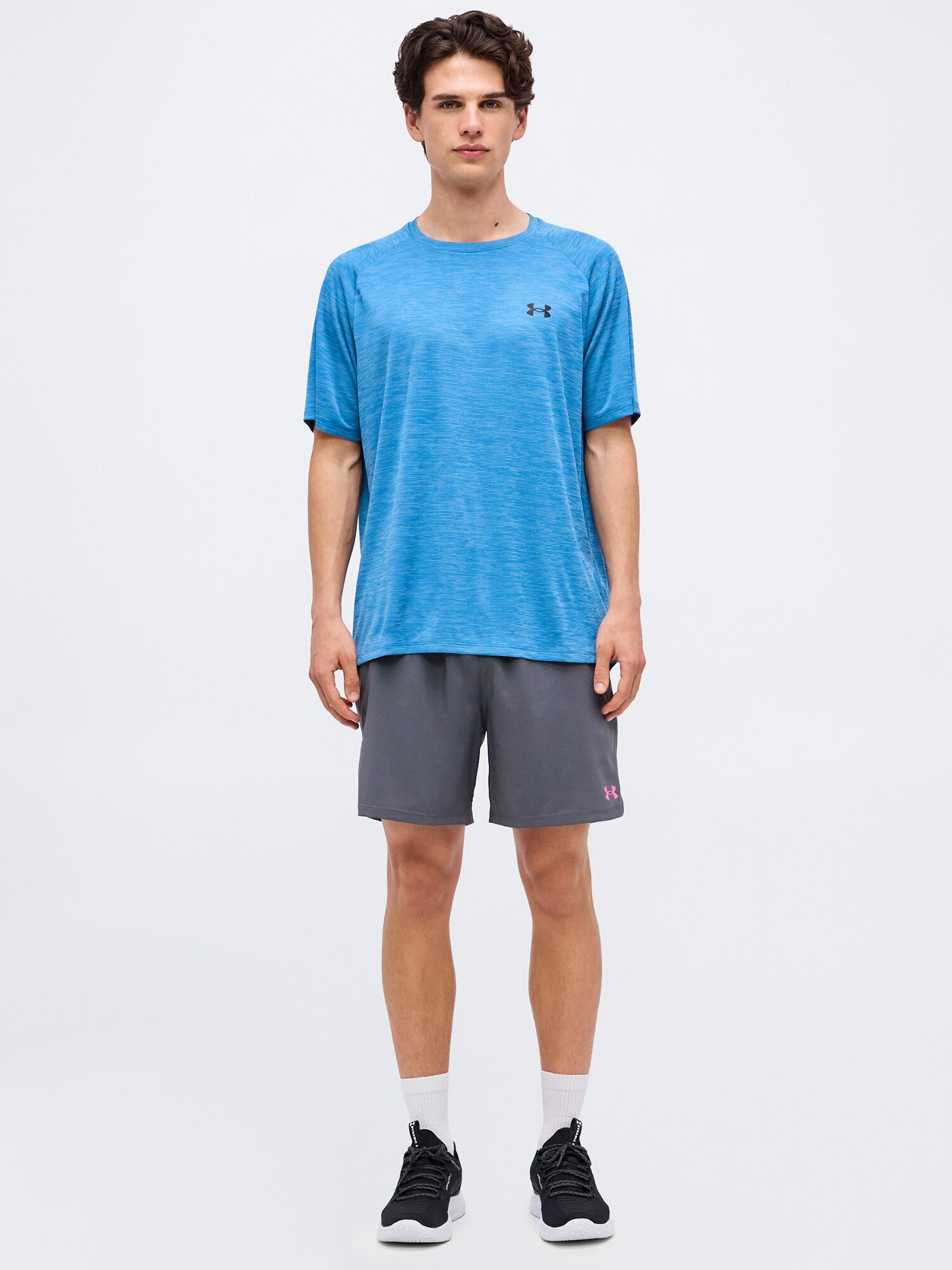 UNDER ARMOUR Camiseta funcional  azul / negro – imagen 4