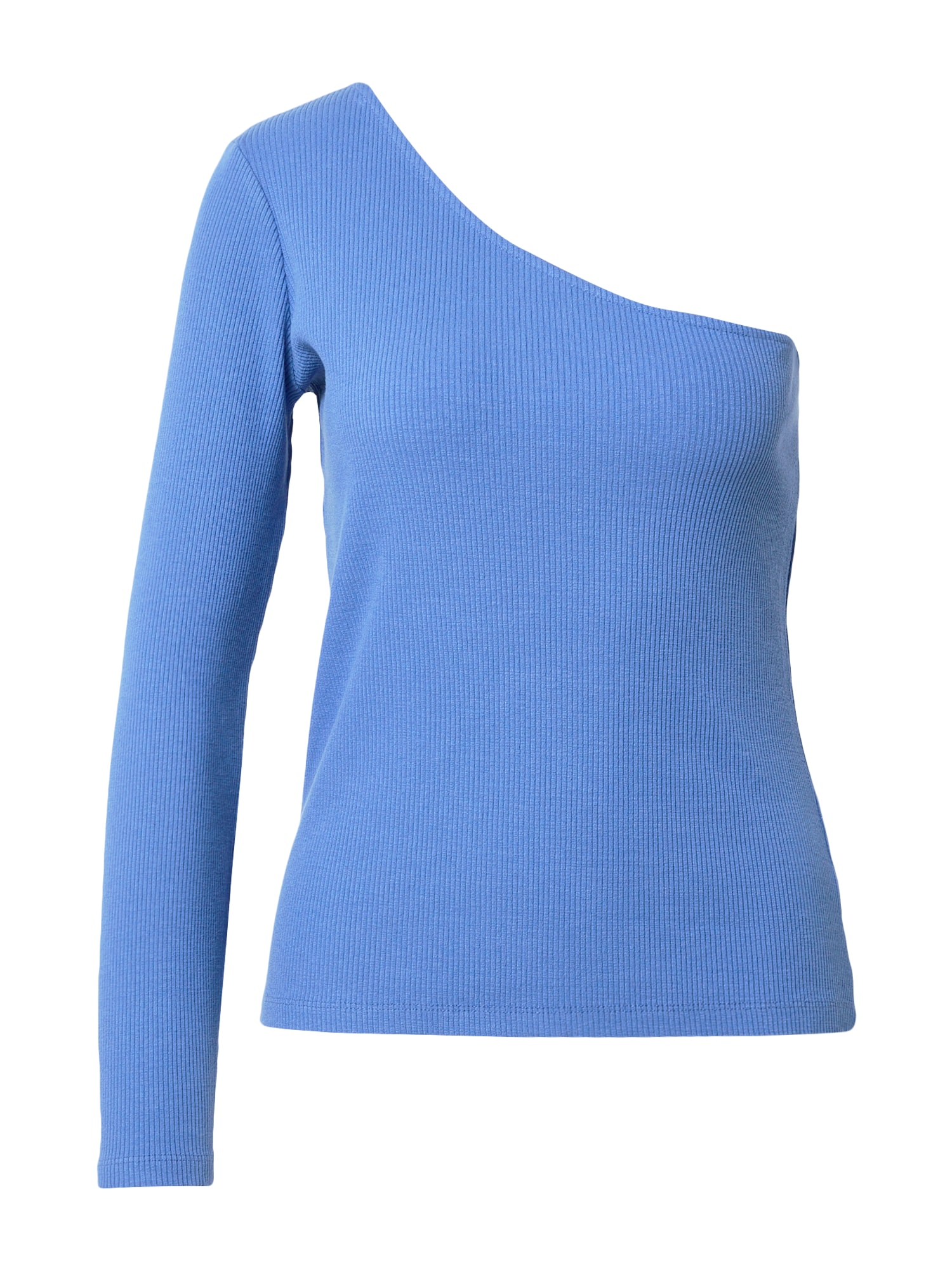 JUST FEMALE Marškinėliai mėlyna dūmų spalva
