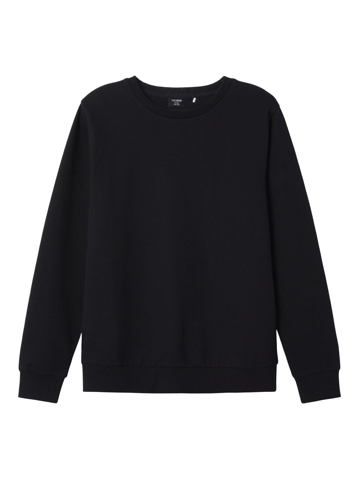 TWO SOON Bluză de molton  negru