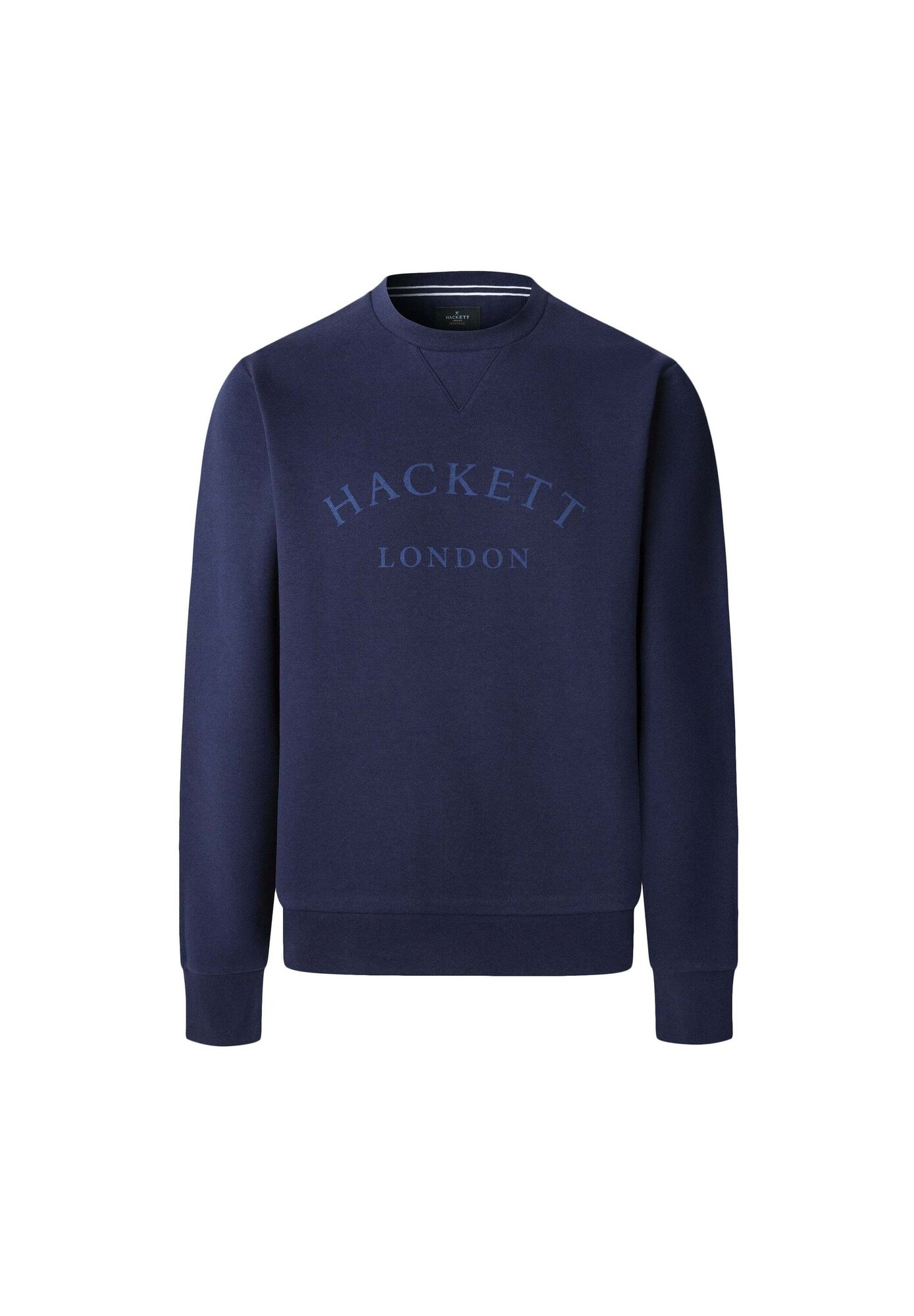 Hackett London Sweatshirt 'Heritage Ess' Navy / Wit