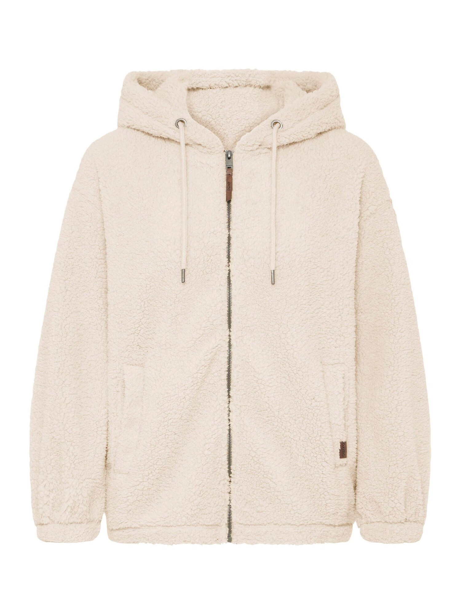 Oxmo Sudadera con cremallera ' OXBERINA '  beige