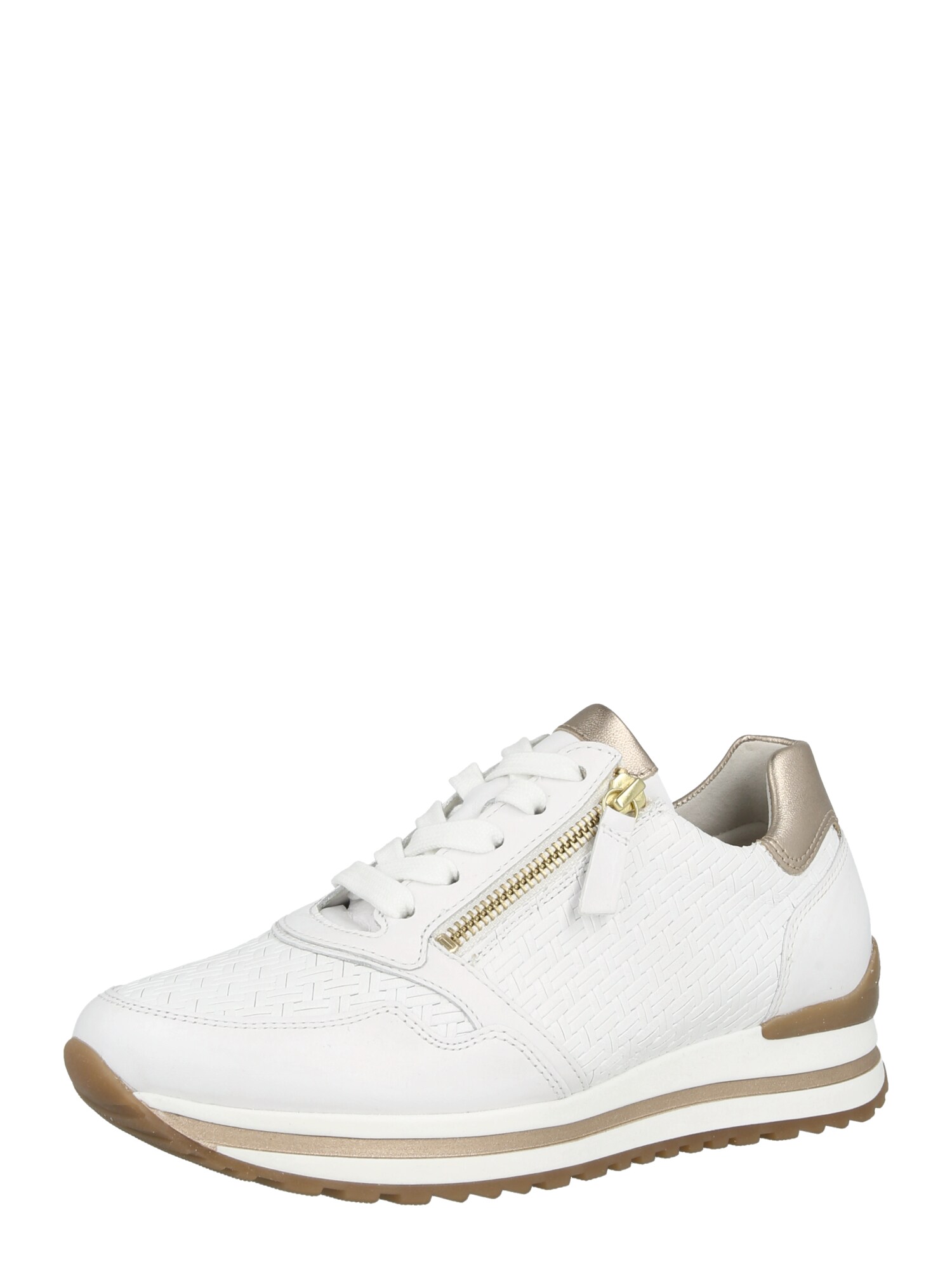 GABOR Sneaker low  auriu / alb