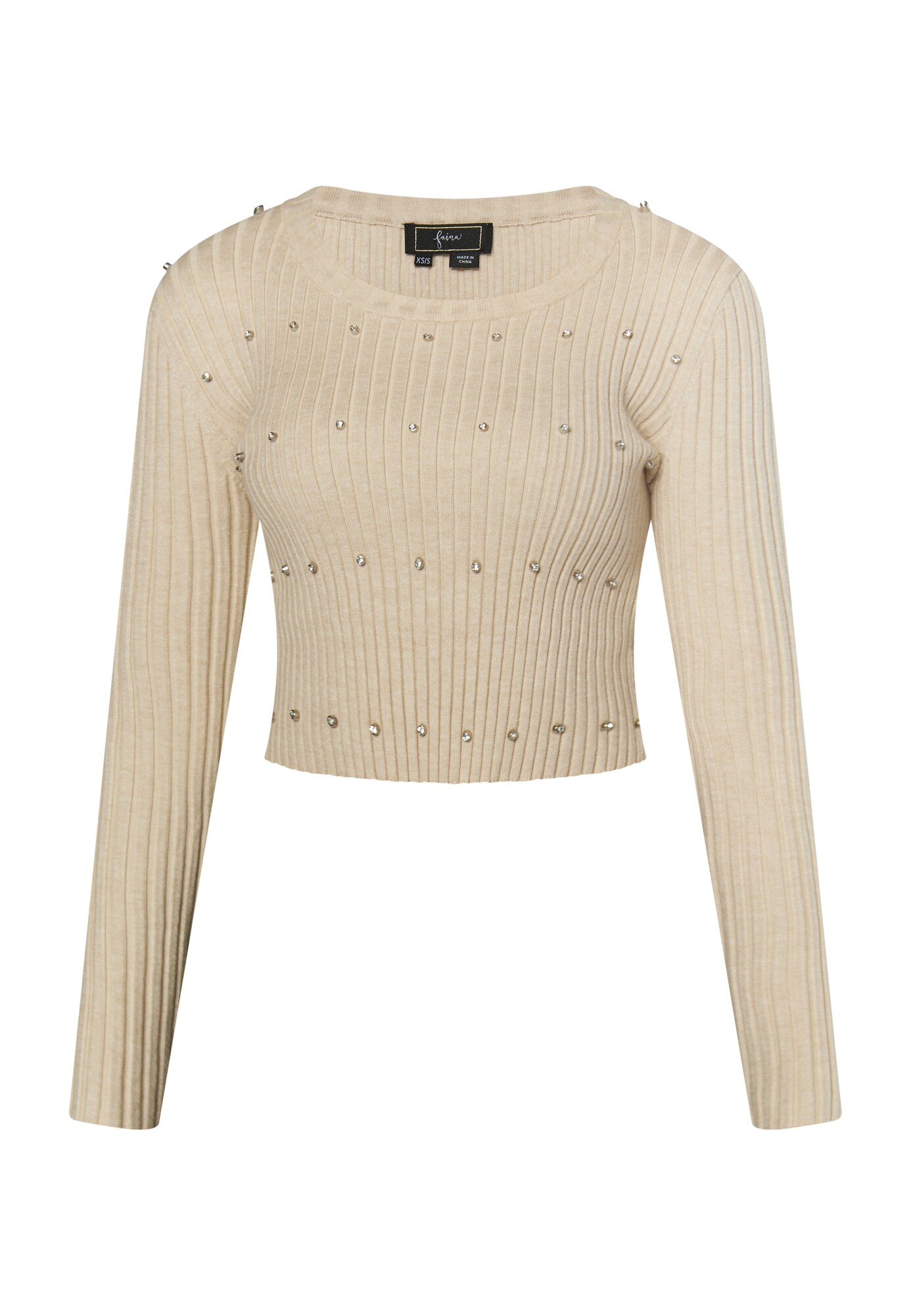 Faina Jersey beige claro