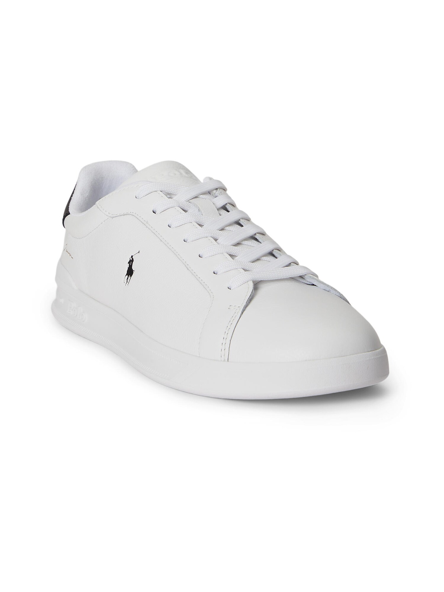Polo Ralph Lauren Sneaker low 'HRT CRT SIG'  negru / alb