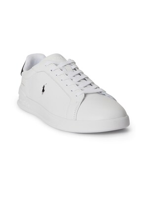 Polo Ralph Lauren Zapatillas deportivas bajas 'HRT CRT SIG'  negro / blanco