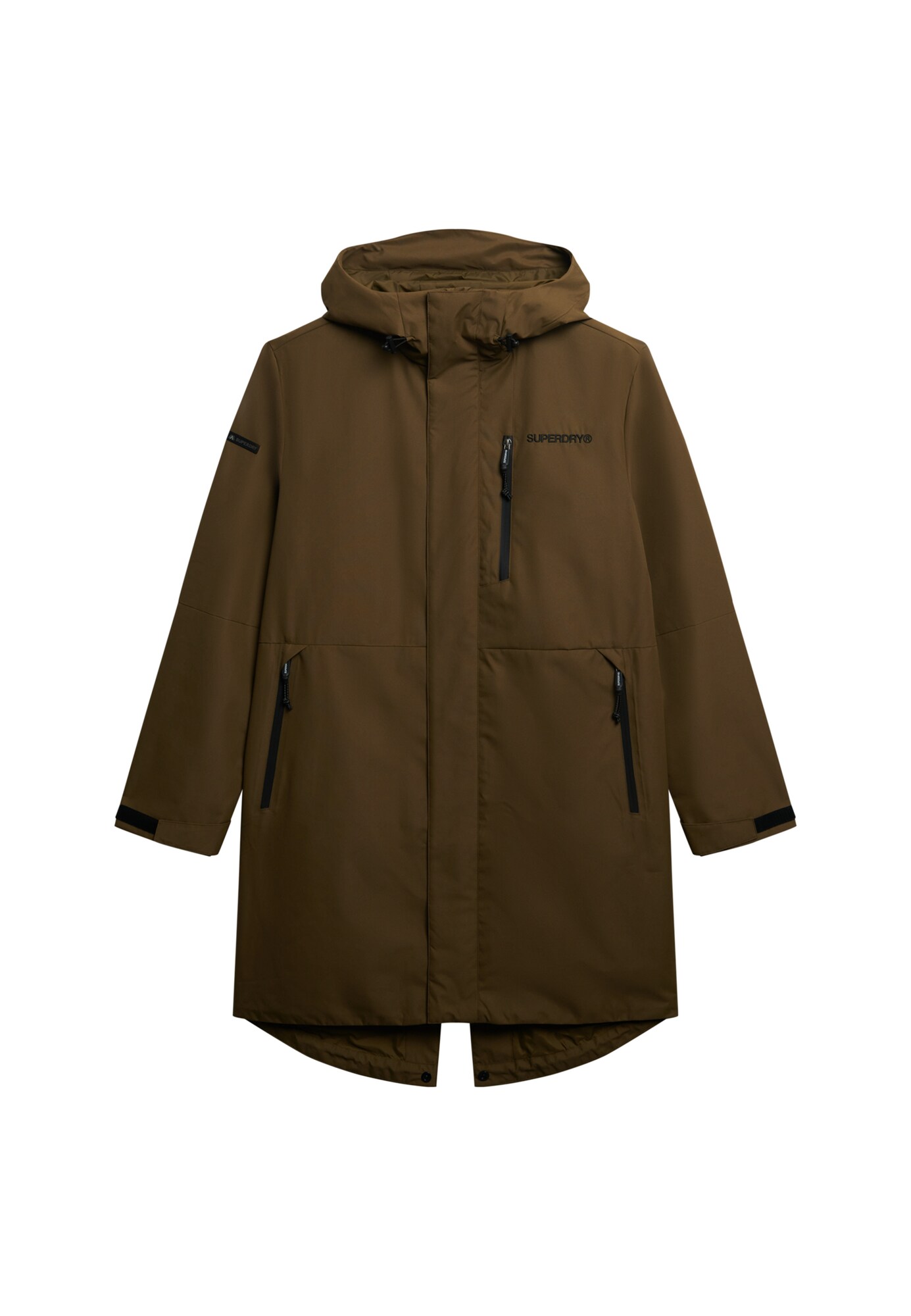 Superdry & Co Tussenparka Olijfgroen / Zwart