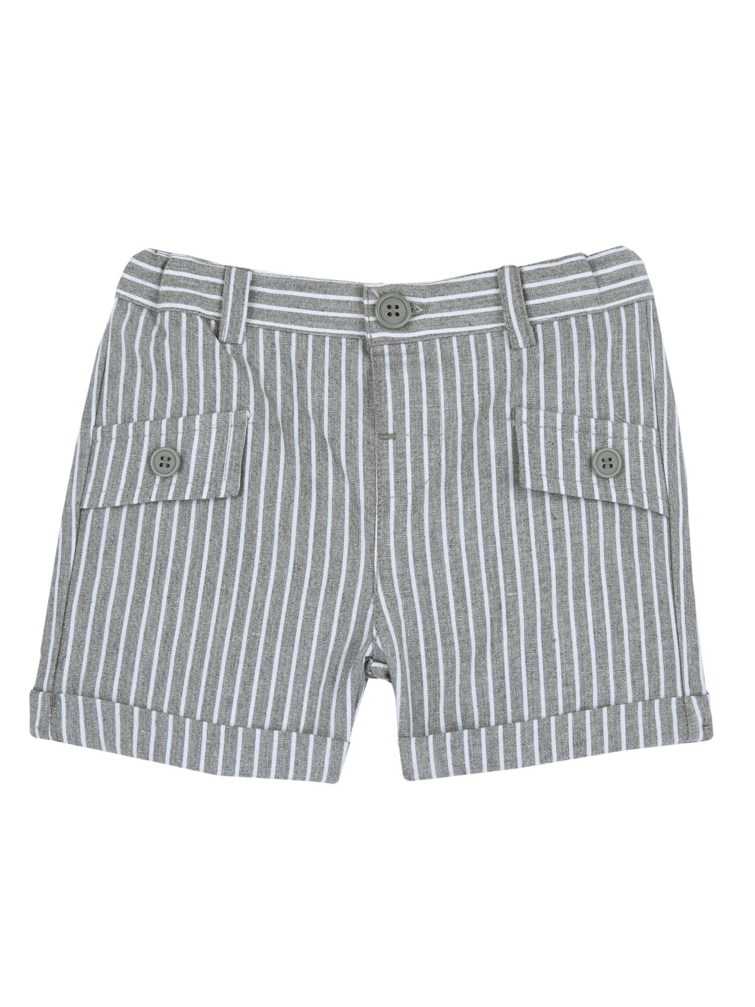 Chicco Pantaloni  gri amestecat / alb