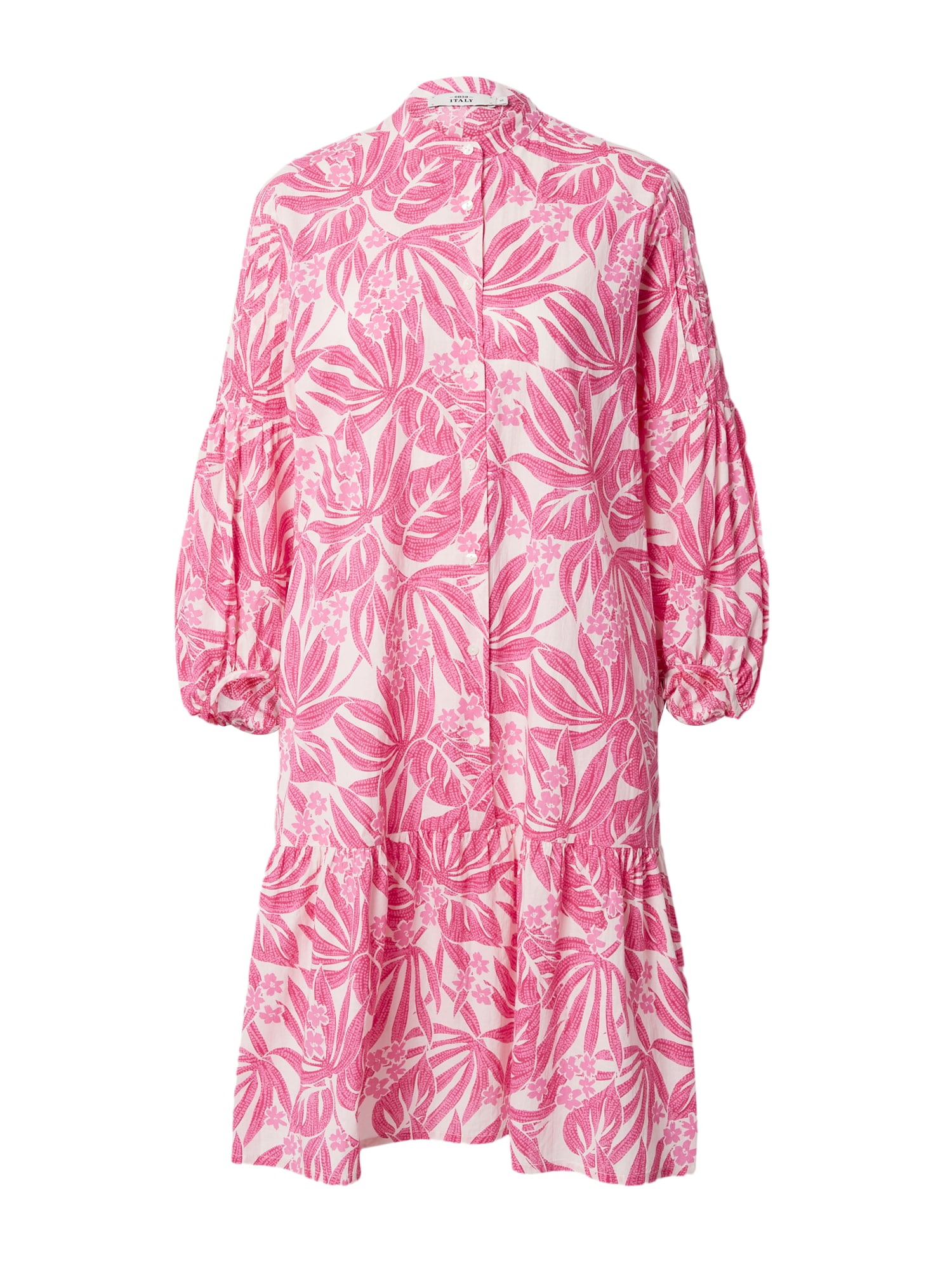 0039 Italy Palaidinės tipo suknelė 'Mila' rožinė / eozino spalva / balta