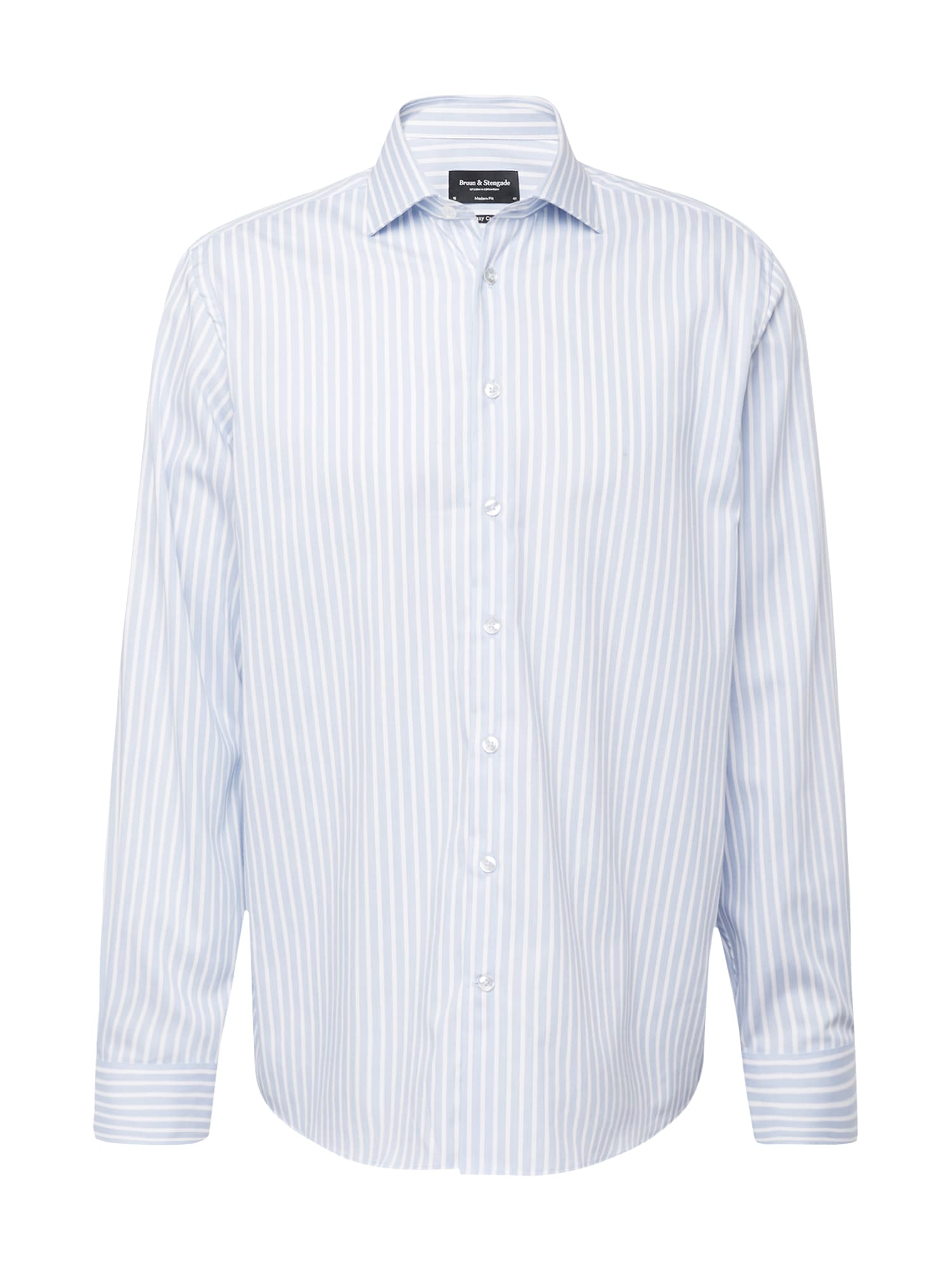 Bruun & Stengade Marškiniai 'Cannavaro' šviesiai mėlyna / balta