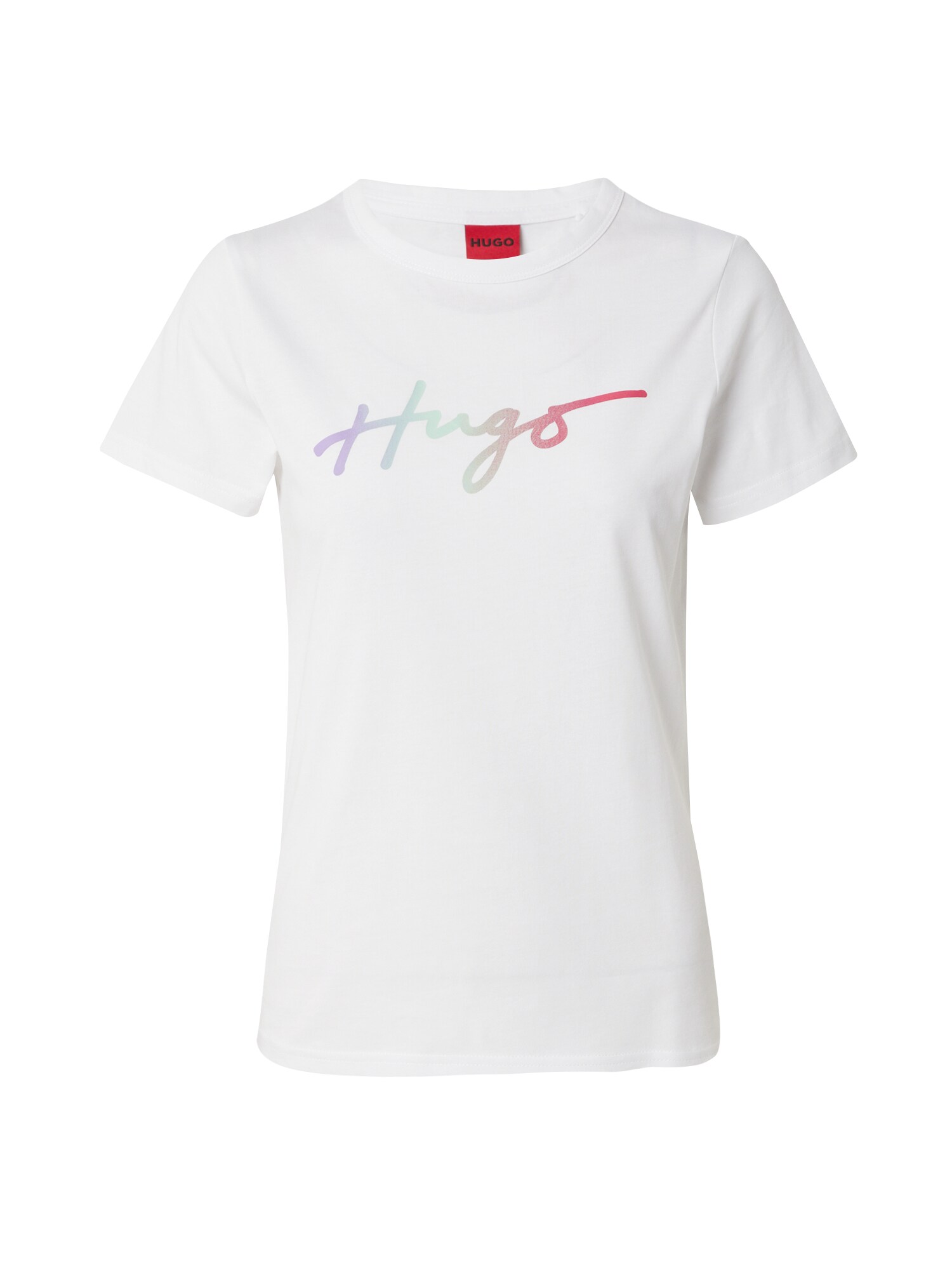 HUGO Tričko 'Deloris_3'  mätová / svetlofialová / ružová / biela