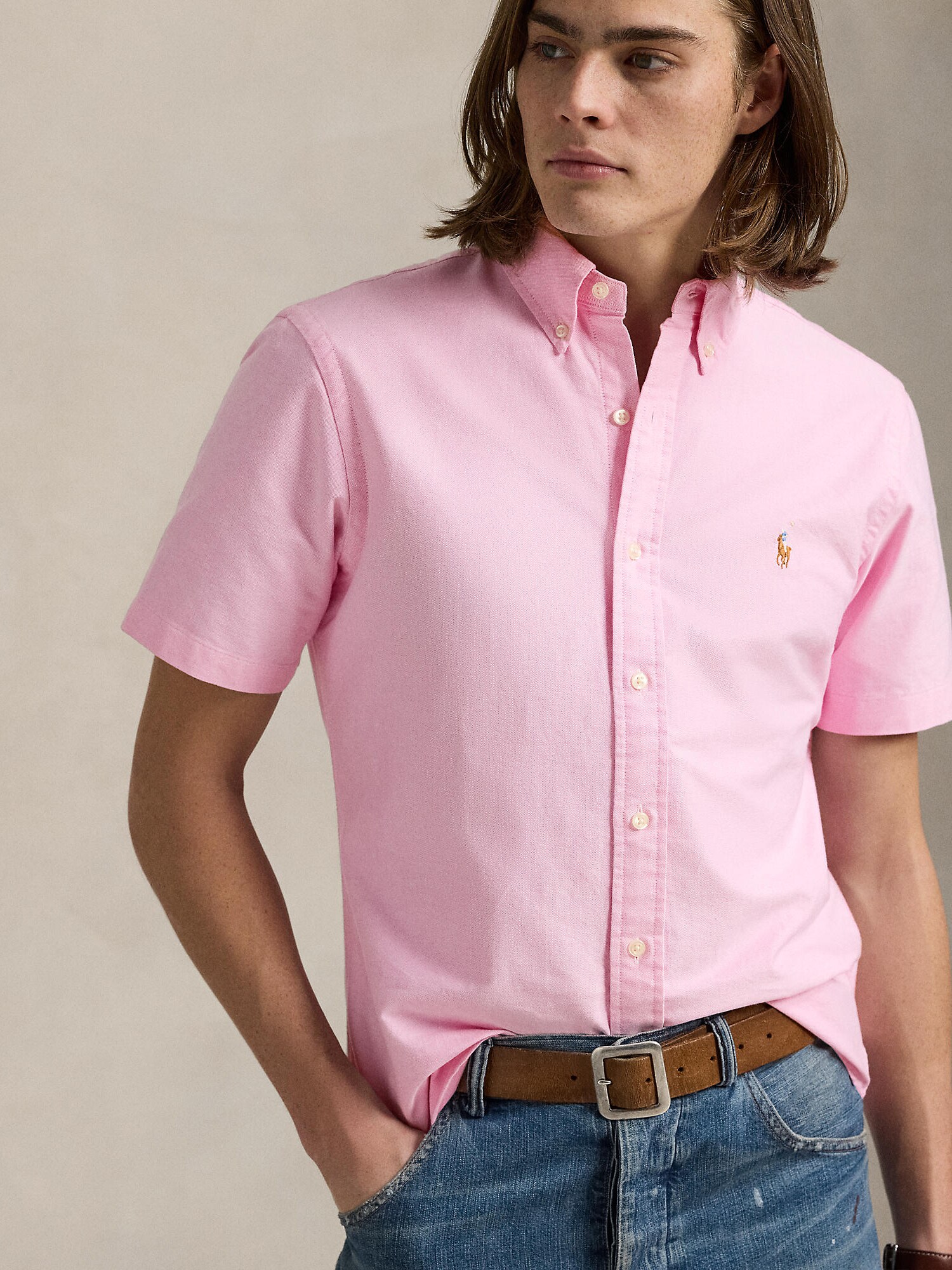 Polo Ralph Lauren Košeľa ružová (obrázok 5)