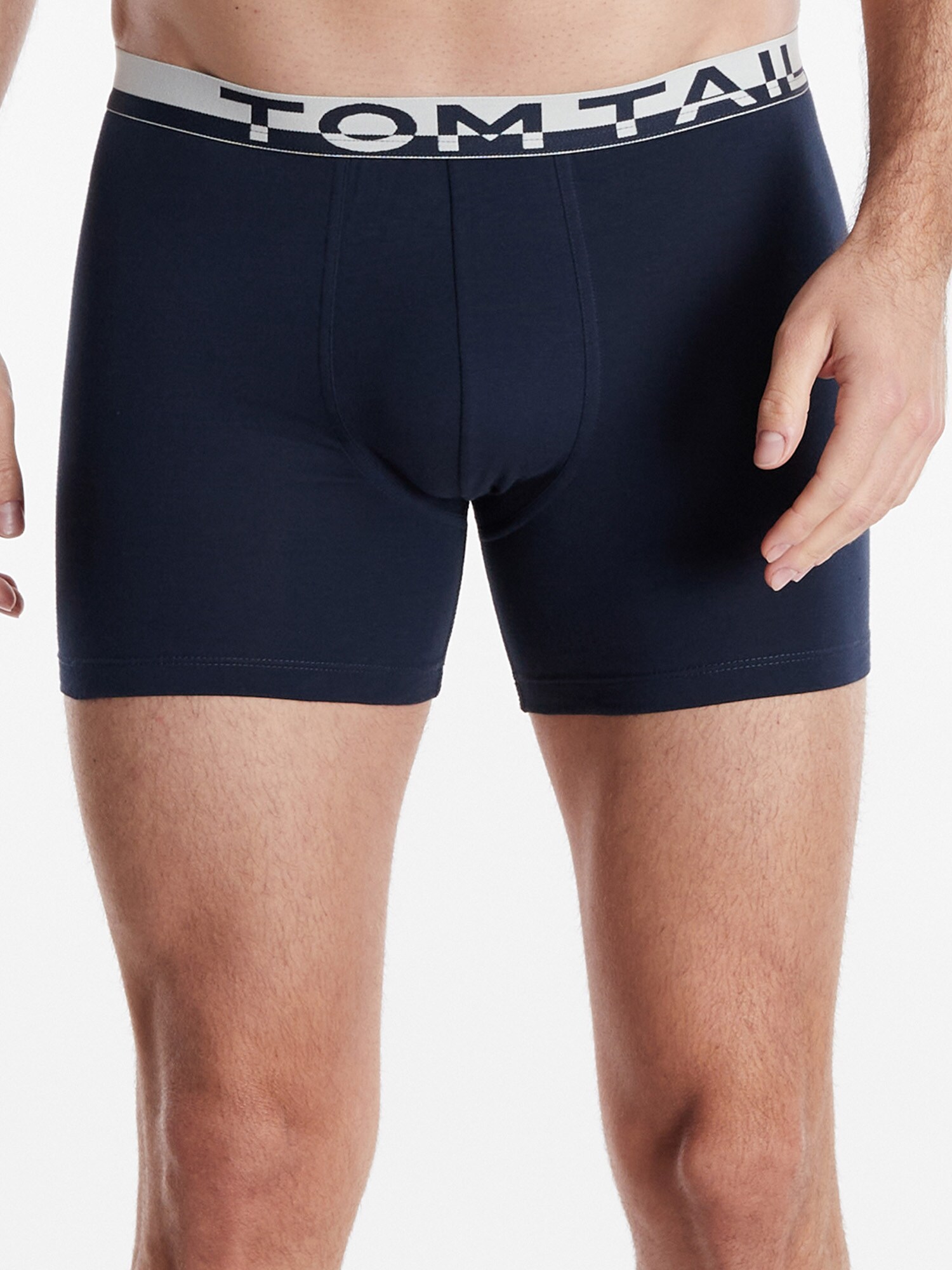 TOM TAILOR Boxeralsók  tengerészkék / fehér termék 2. képe