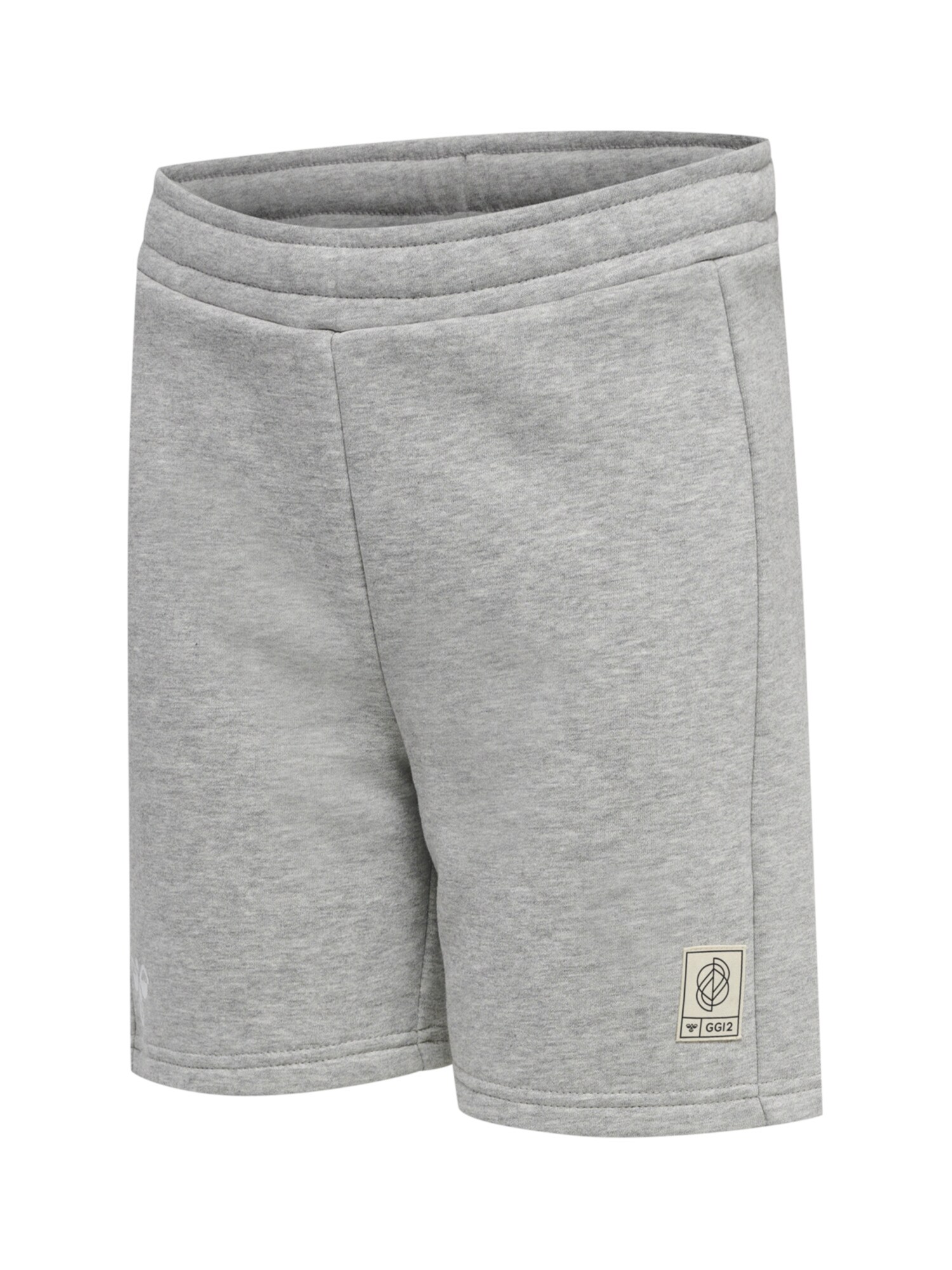 Hummel Pantaloni  gri amestecat / alb