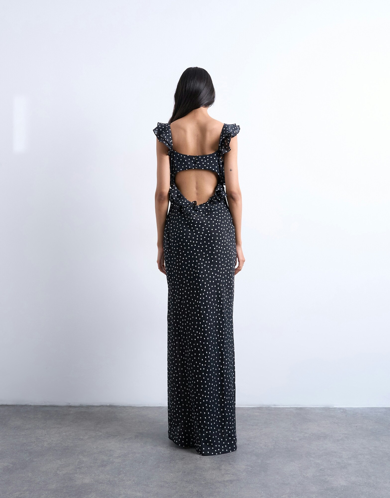 TOPSHOP Šaty 'MANA'  čierna / biela (obrázok 5)