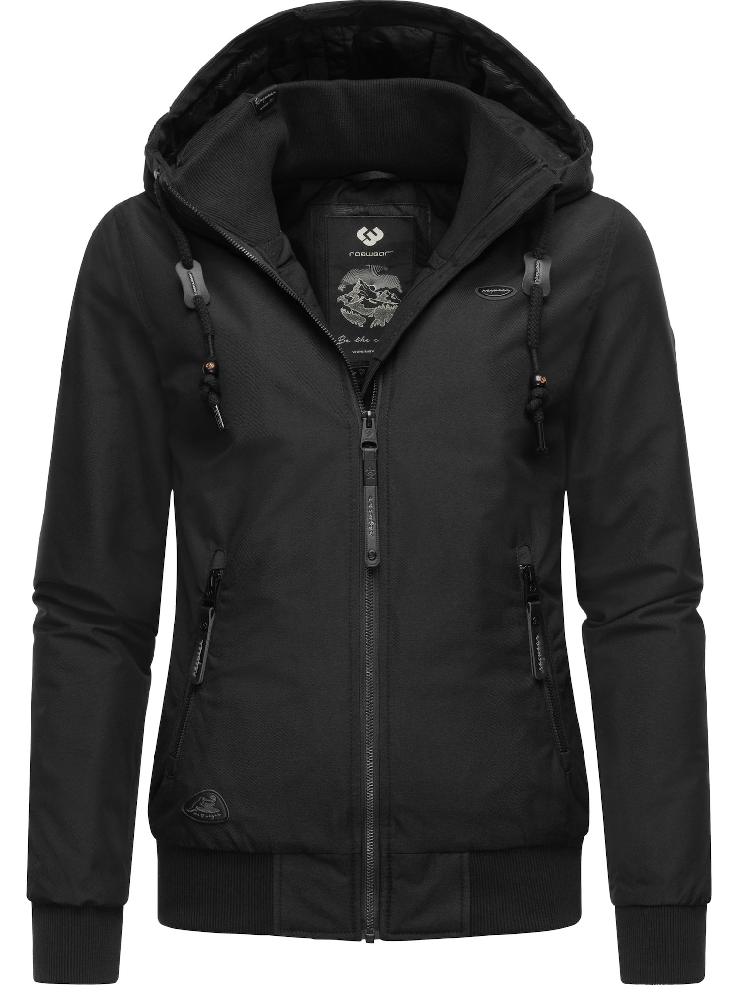 Ragwear Geacă de iarnă Nuggie  negru