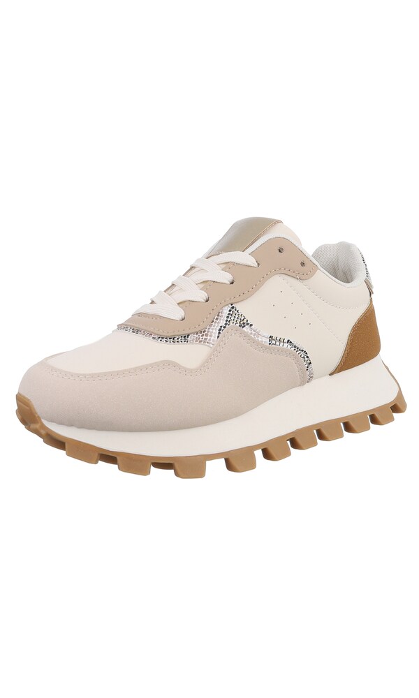 Ital-Design Sneaker Damen Größe 40 beige