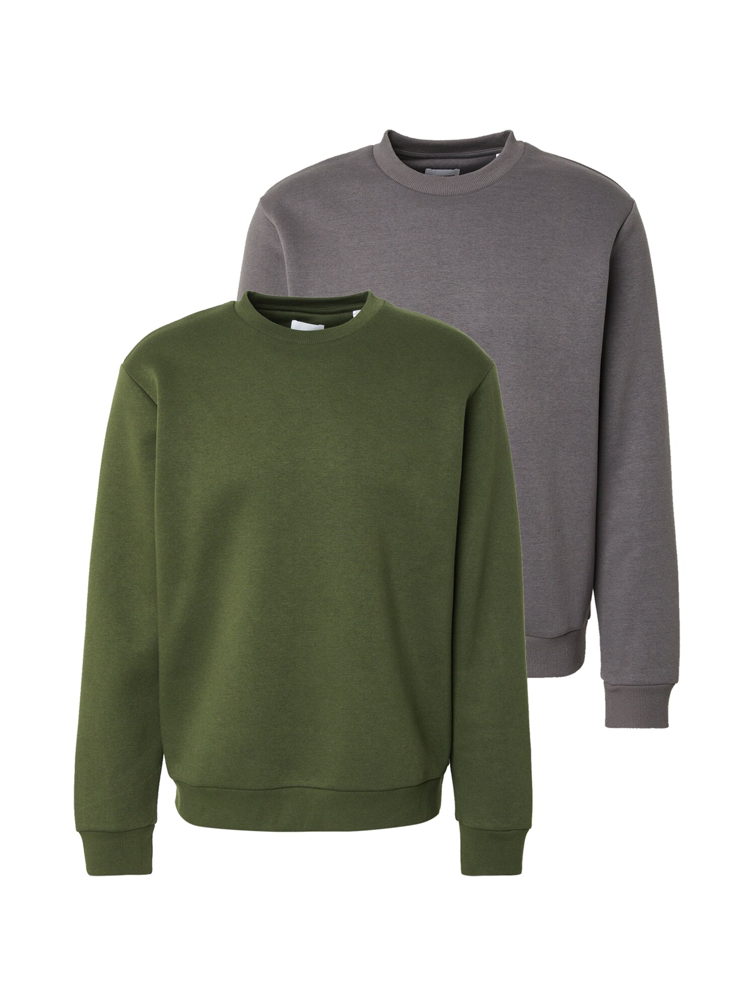 JACK & JONES Tréning póló 'JJEBRADLEY'  sötétszürke / zöld akciós termékkép 1