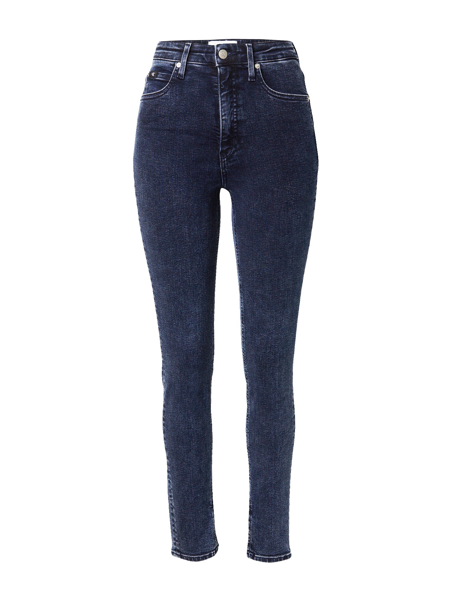 Calvin Klein Jeans Džínsy 'HIGH RISE SKINNY'  tmavomodrá