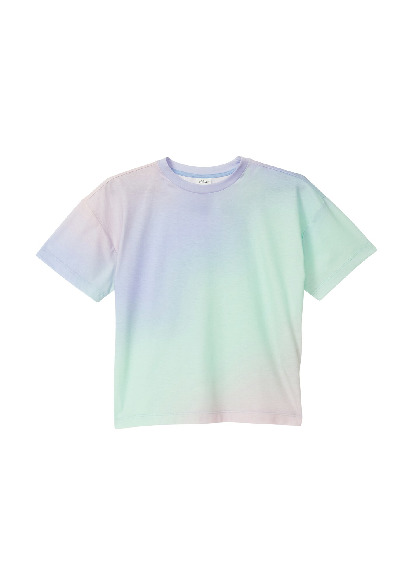 s.Oliver Tricou  verde mentă / mov pastel / roz