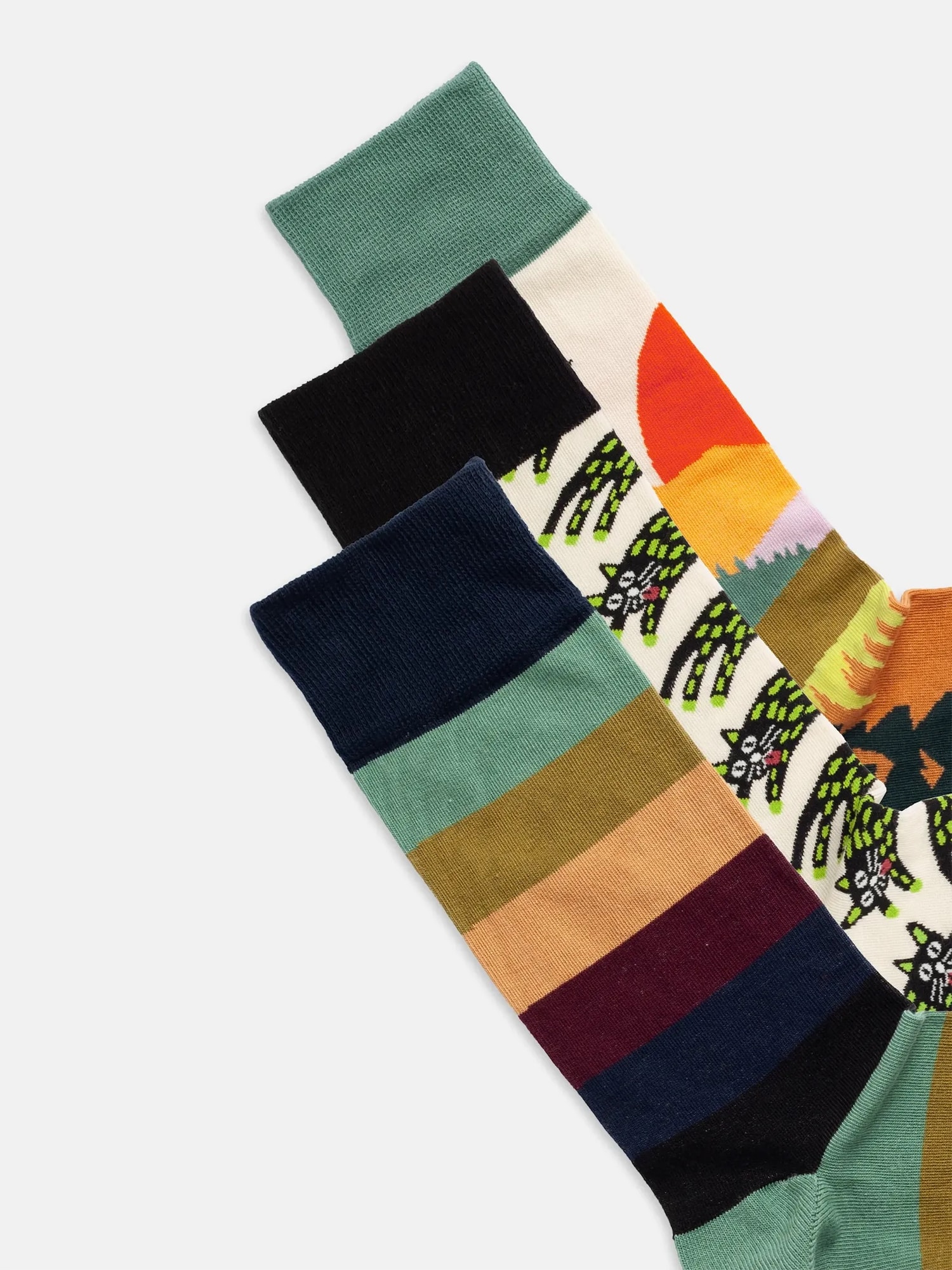 Thumbnail - DillySocks Socken Abstract Nature