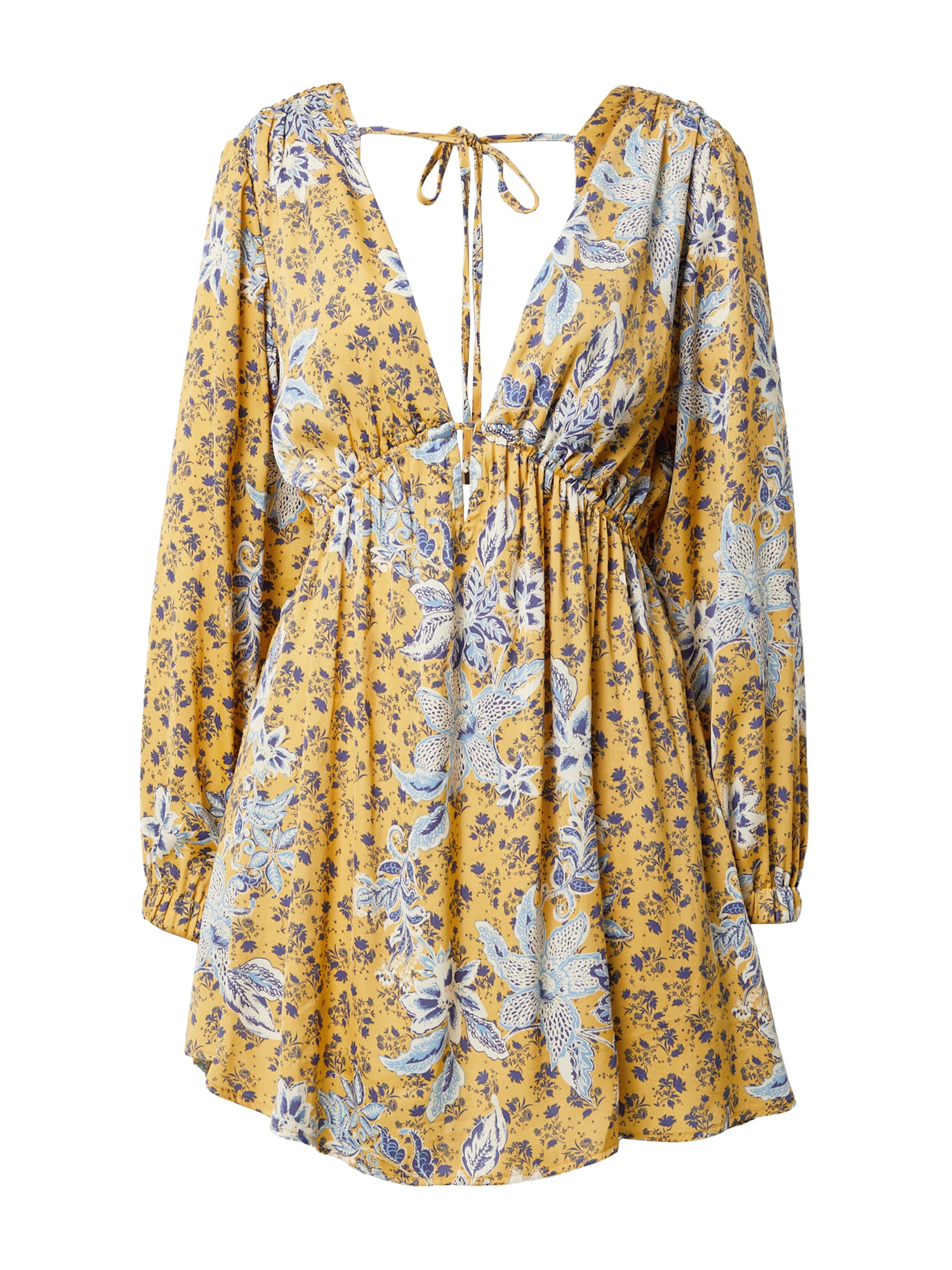 Free People Vestido 'Soli'  marinho / azul claro / caril / branco