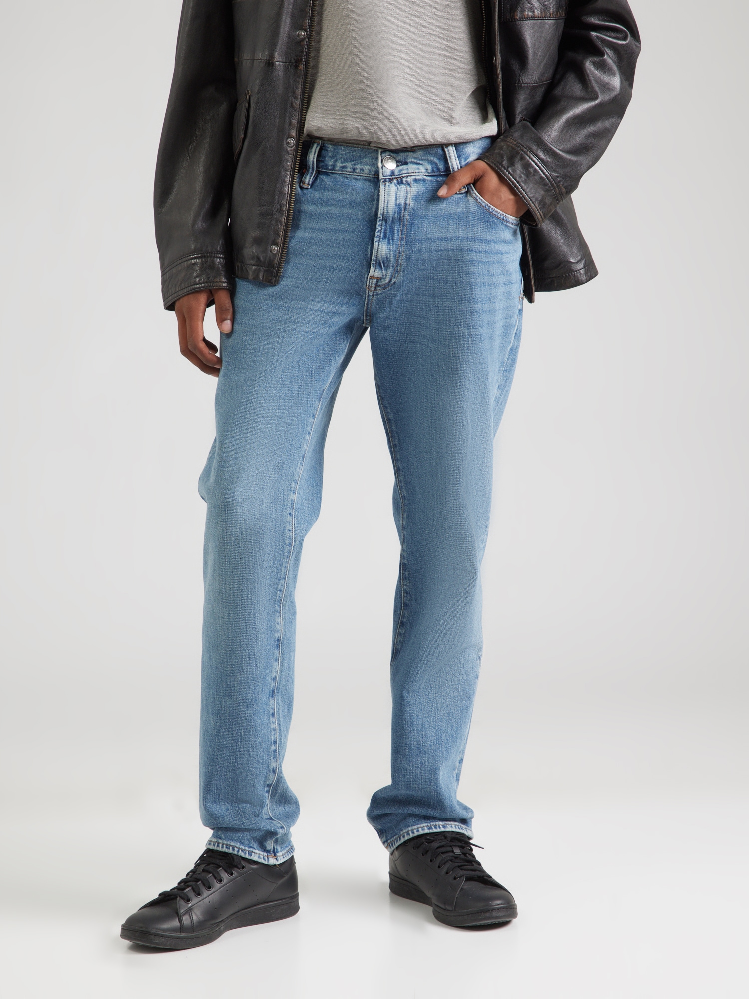 JACK & JONES Farmer 'JJICLARK JJPREMIUM'  kék farmer termék 2. képe