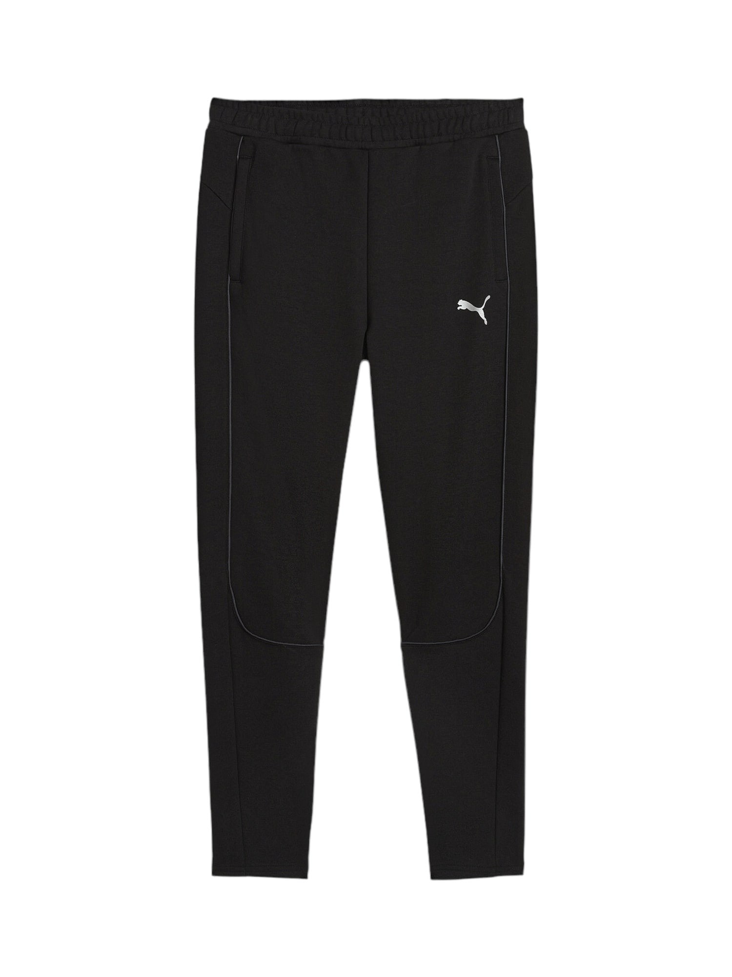 PUMA Pantaloni sport TeamFINAL  negru / alb