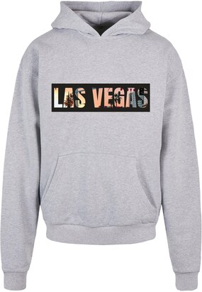 Merchcode Sweatshirt ‘Las Vegas’ Blauw / Grijs / Oranje / Zwart