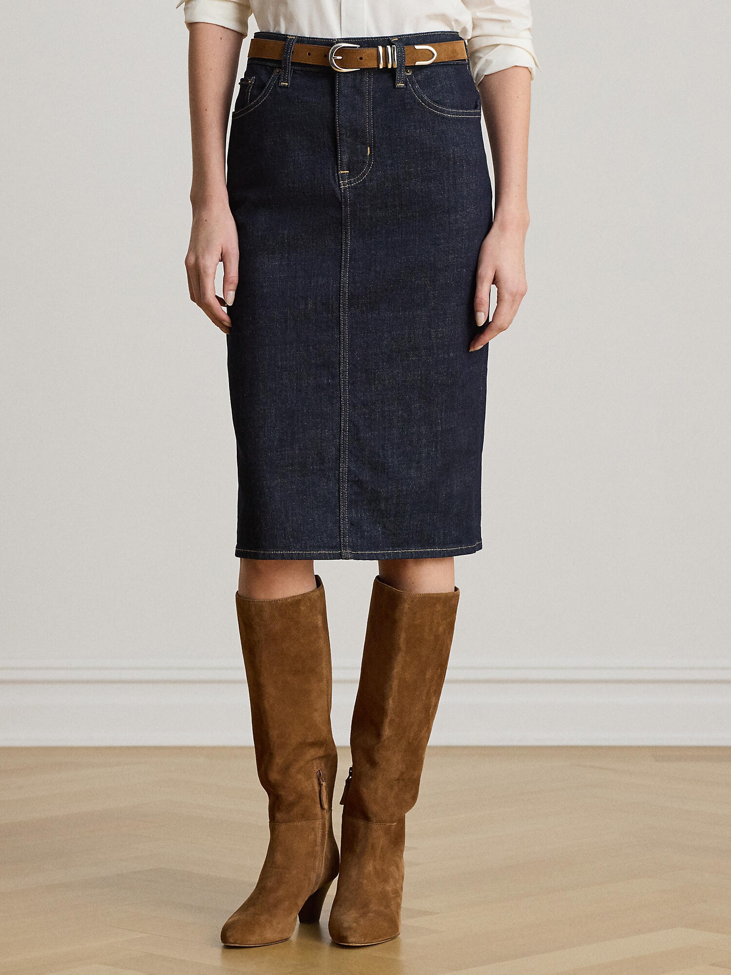 Lauren Ralph Lauren Falda  azul oscuro – imagen 4