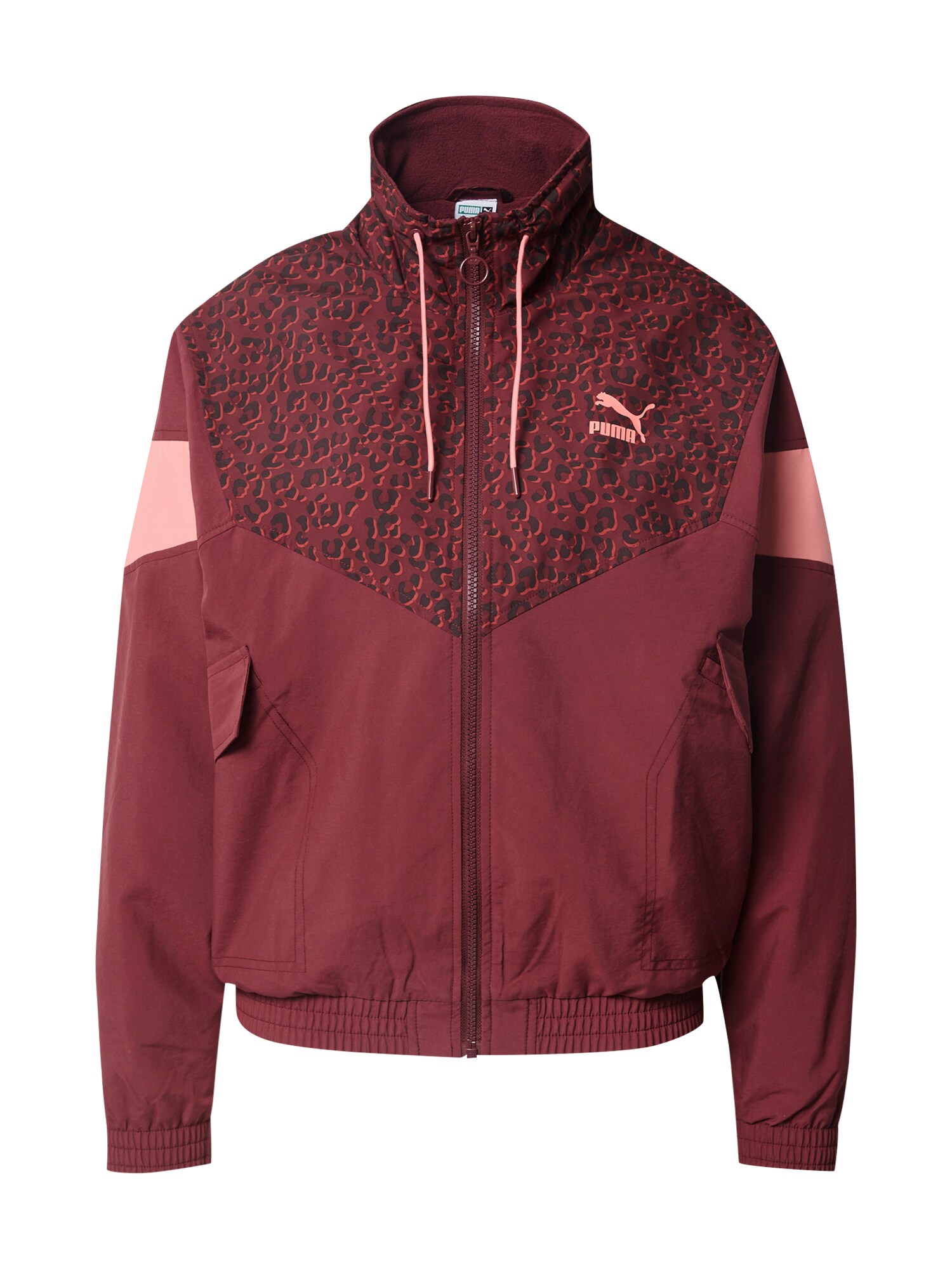 PUMA Demisezoninė striukė  raudona / rožinė