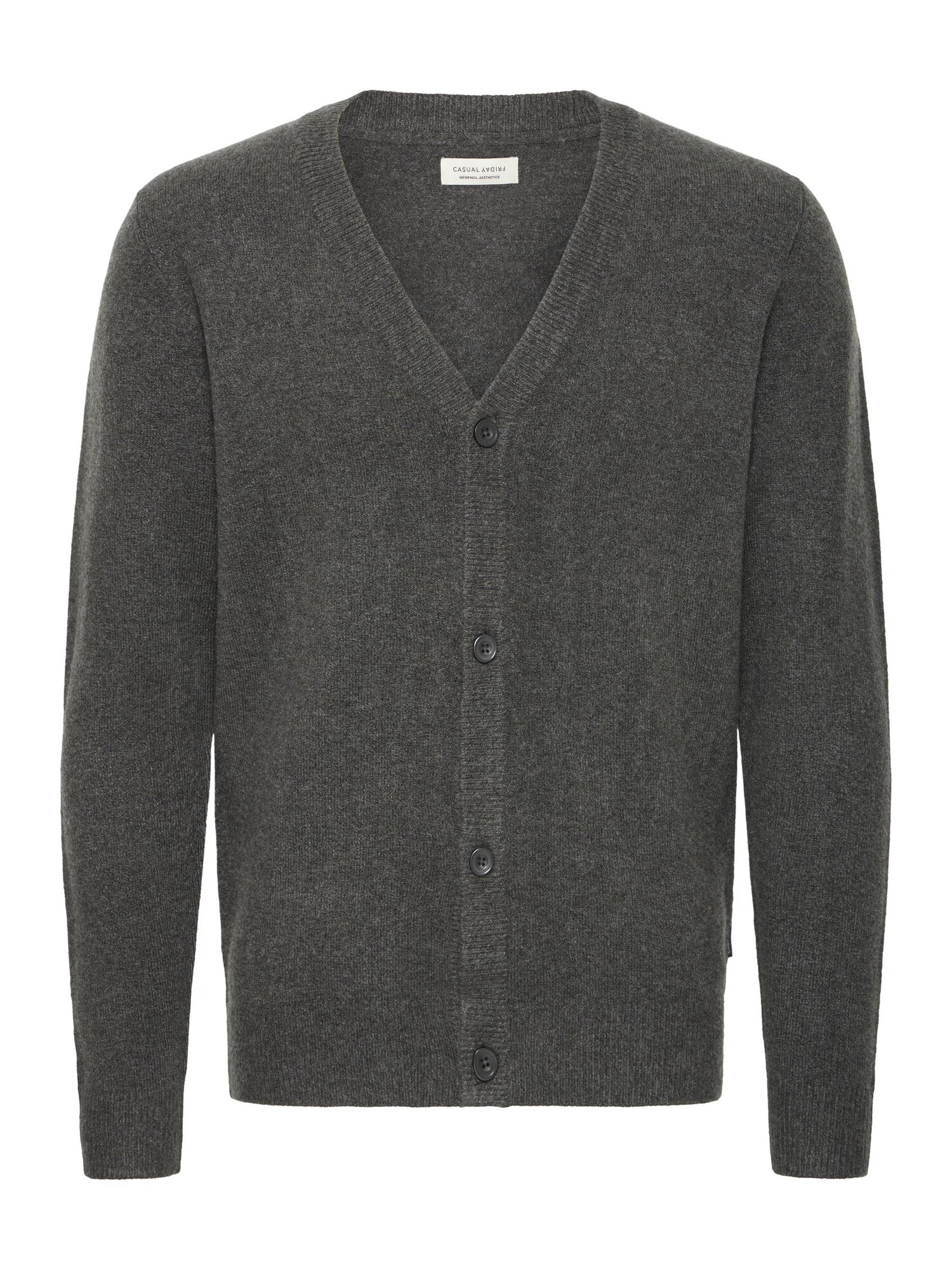 Casual Friday Cárdigan 'Heine' gris oscuro
