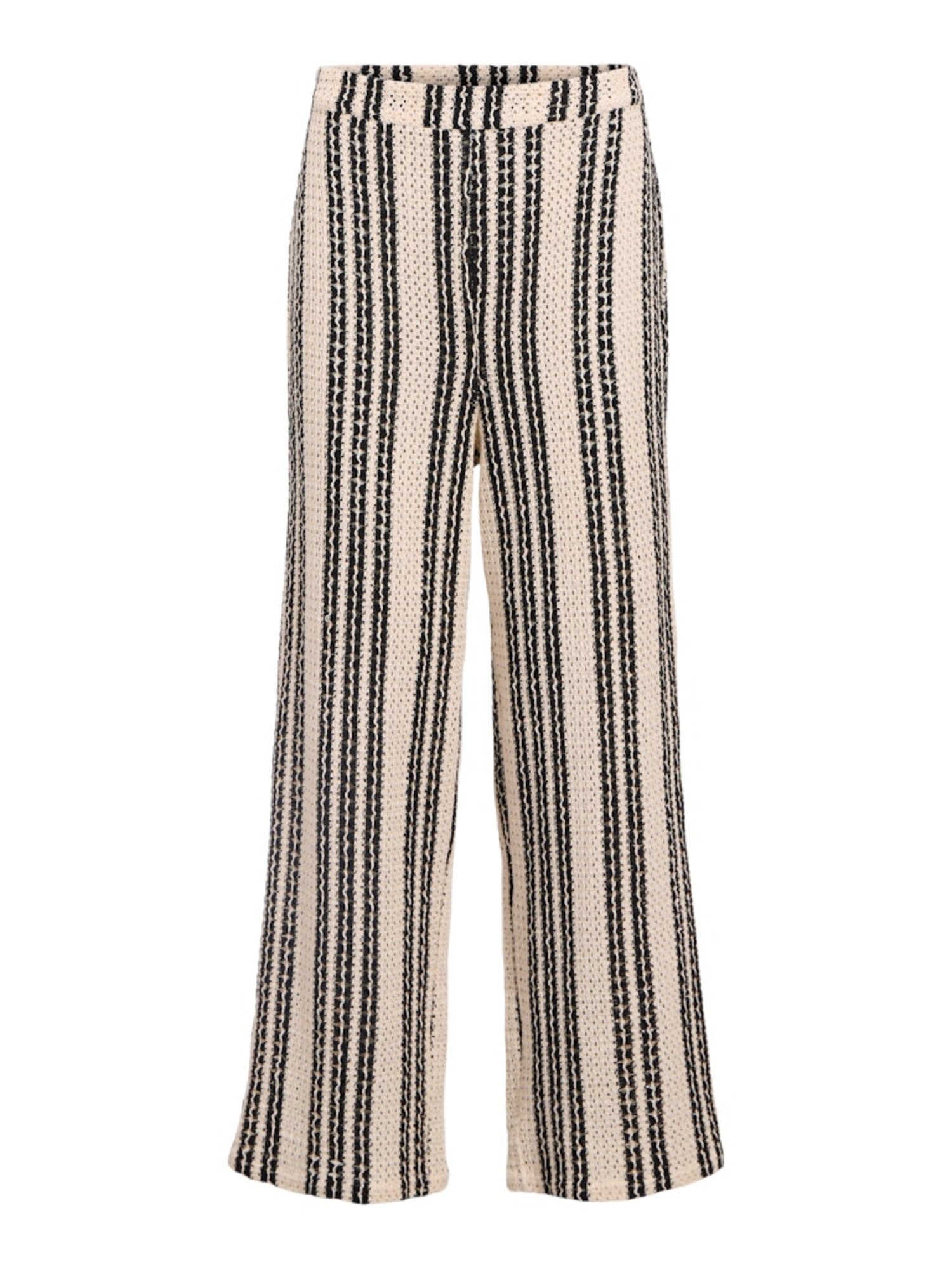 OBJECT Pantaloni OBJOLAF  crem / negru