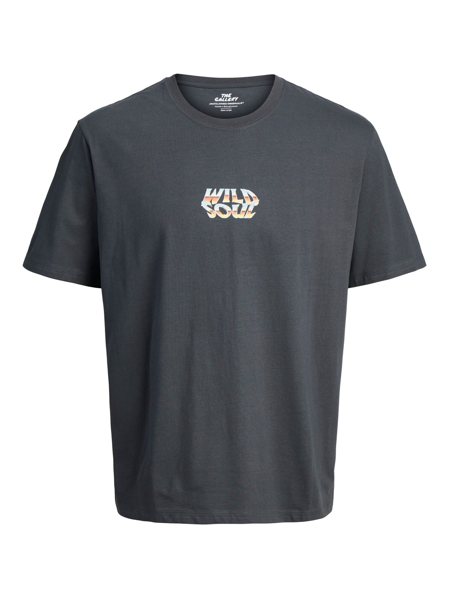 JACK &amp; JONES Camiseta 'JORSTEEL GALLERY'  grafito