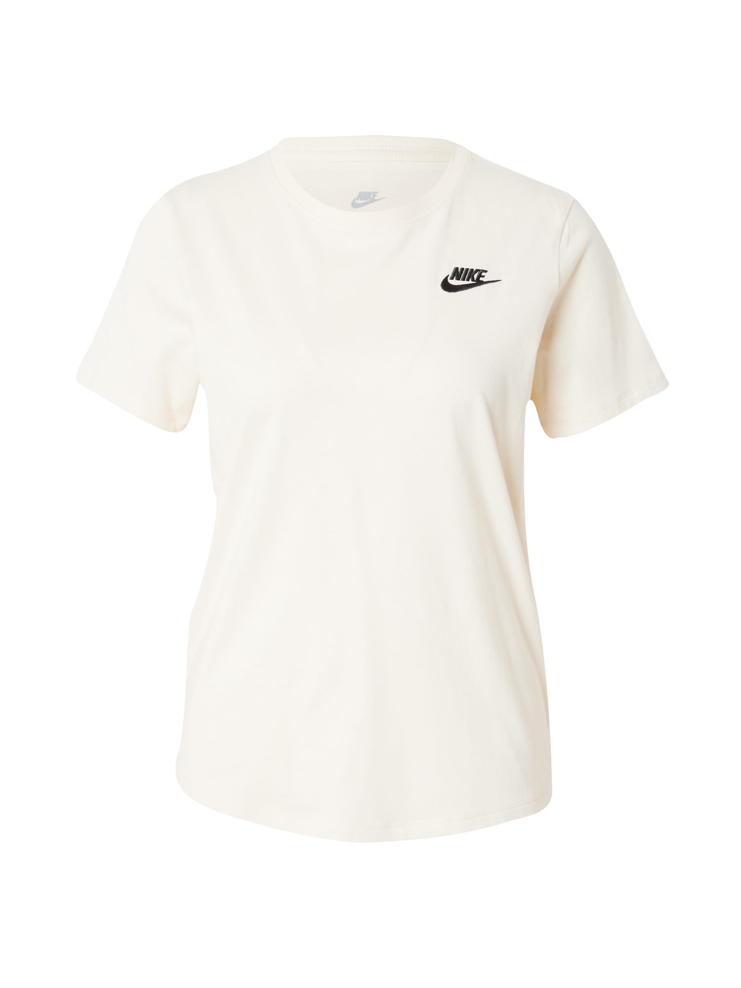 Nike Sportswear Tričko 'Club Essential'  čierna / biela ako vlna