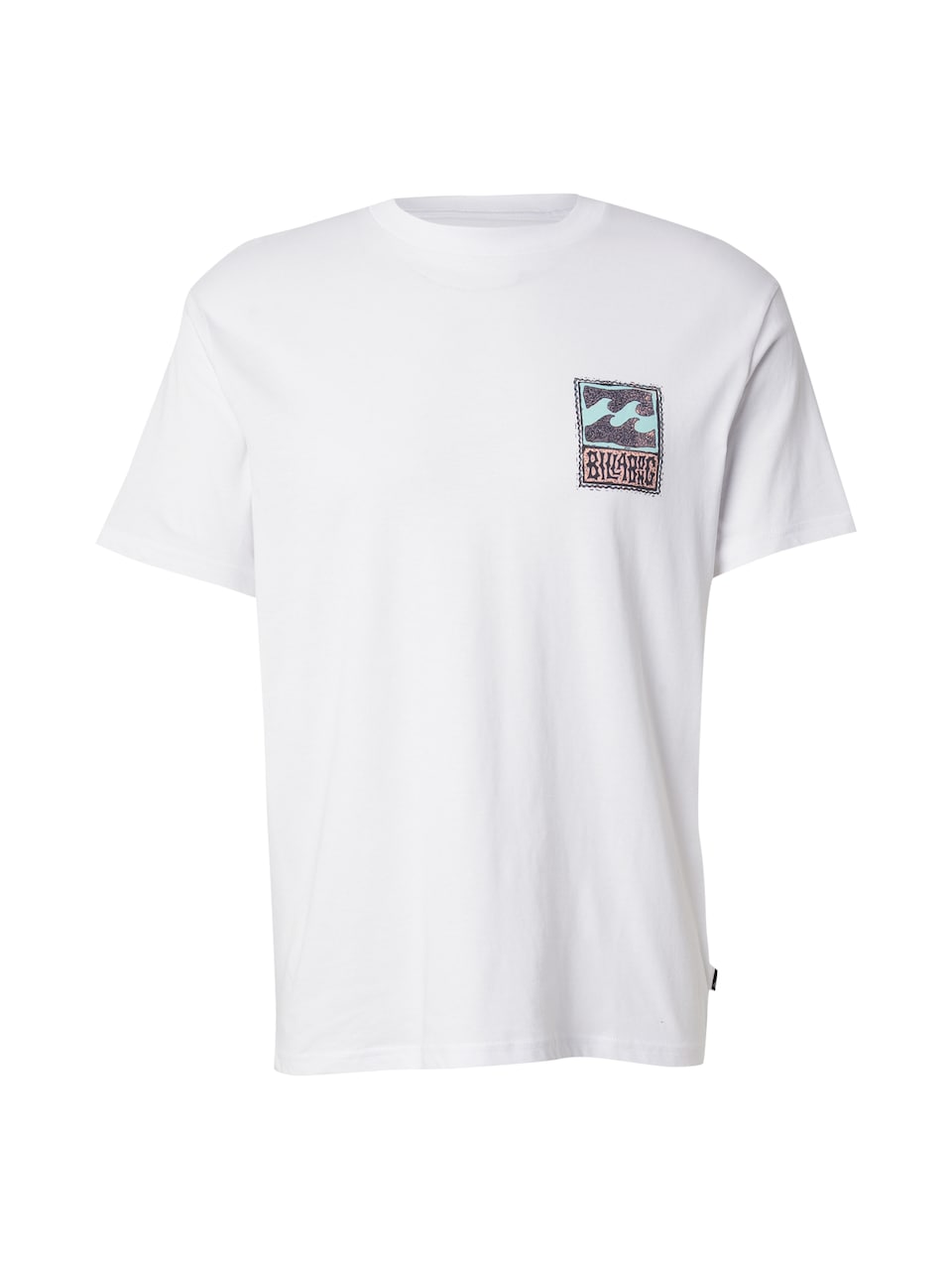 T-shirt antracit / ljusgrön / ljusorange