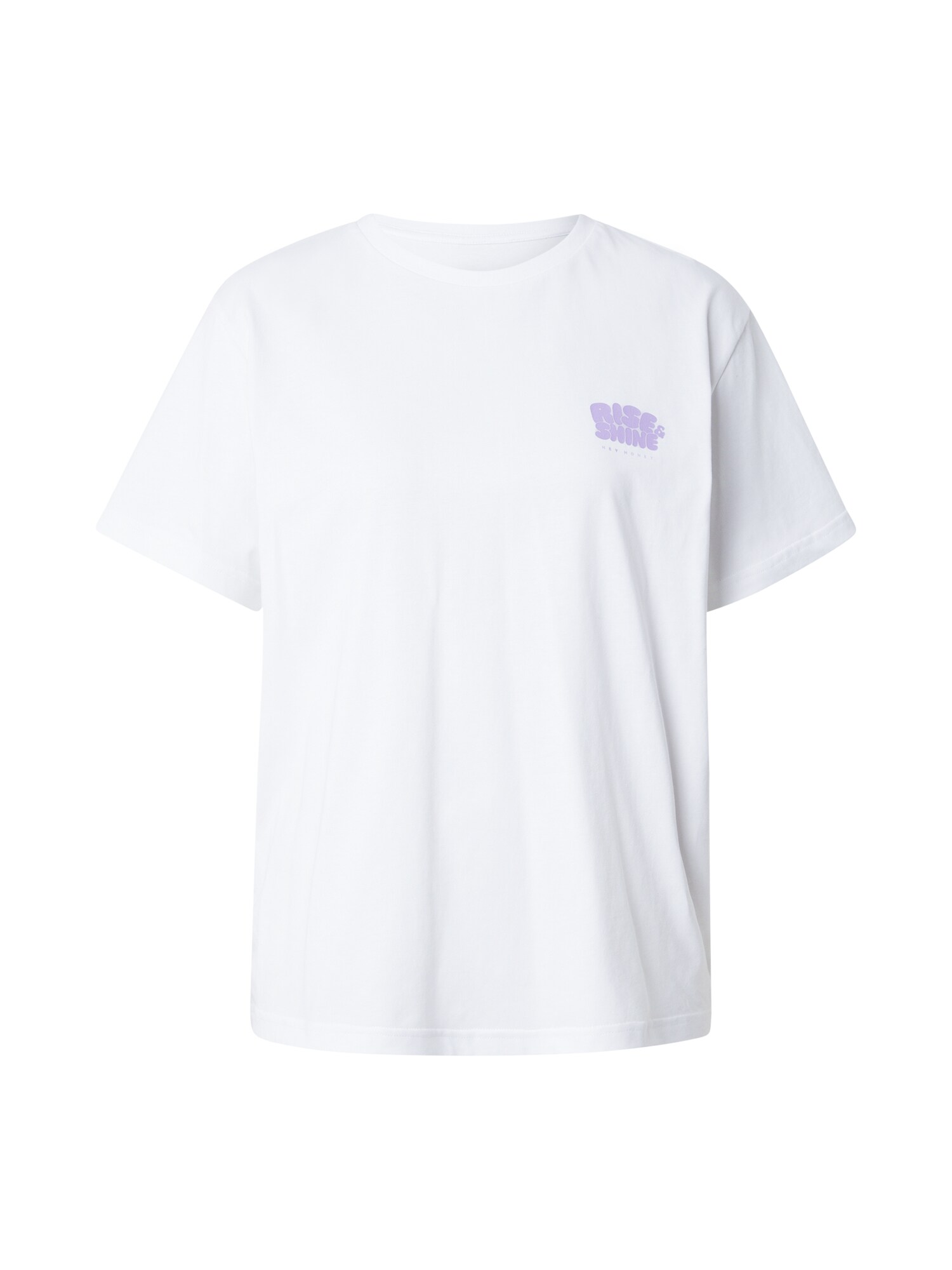 Hey Honey Tricou Moon White  alb