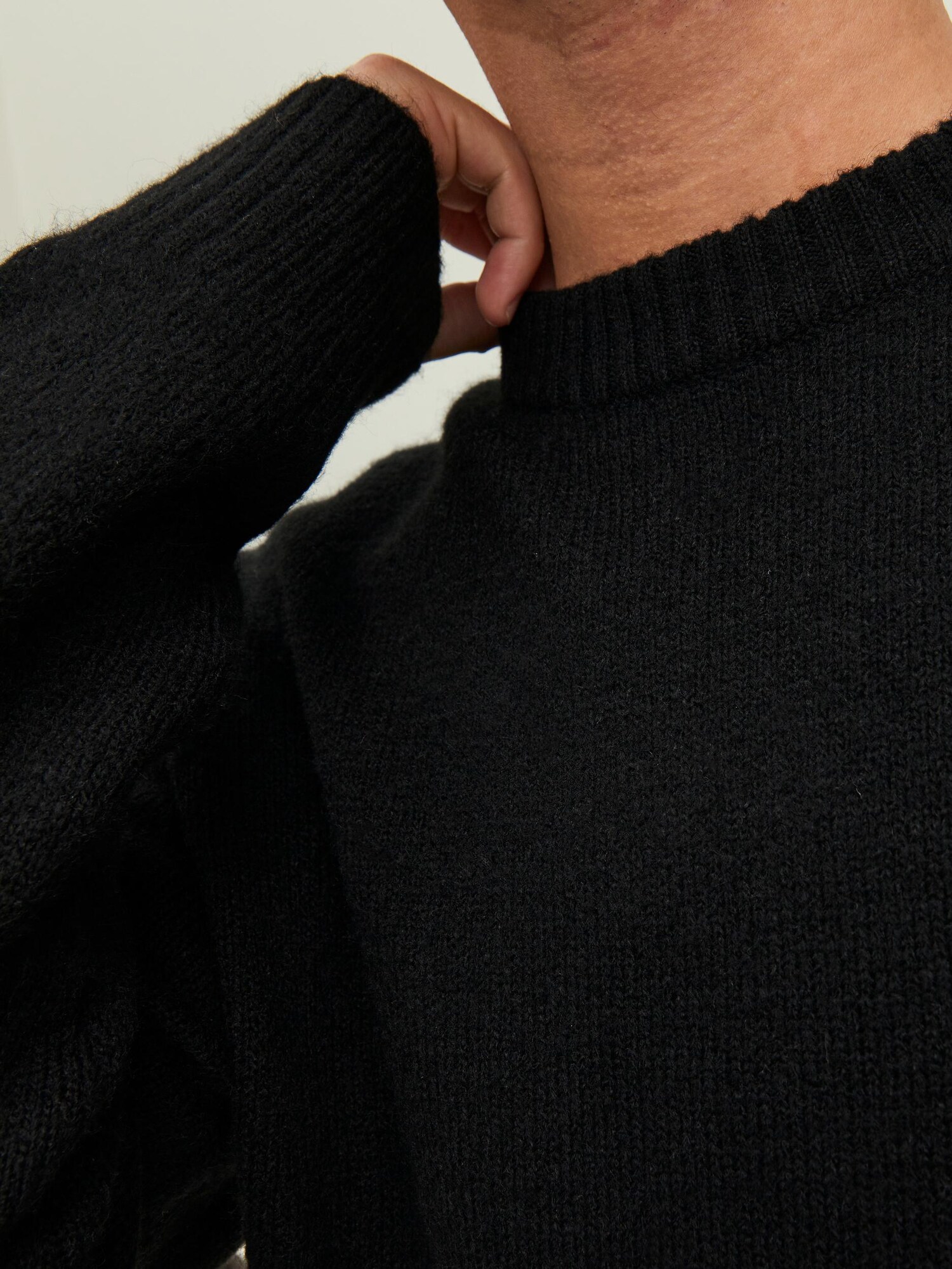 JACK & JONES Sveter 'JOROllie' čierna (obrázok 6)