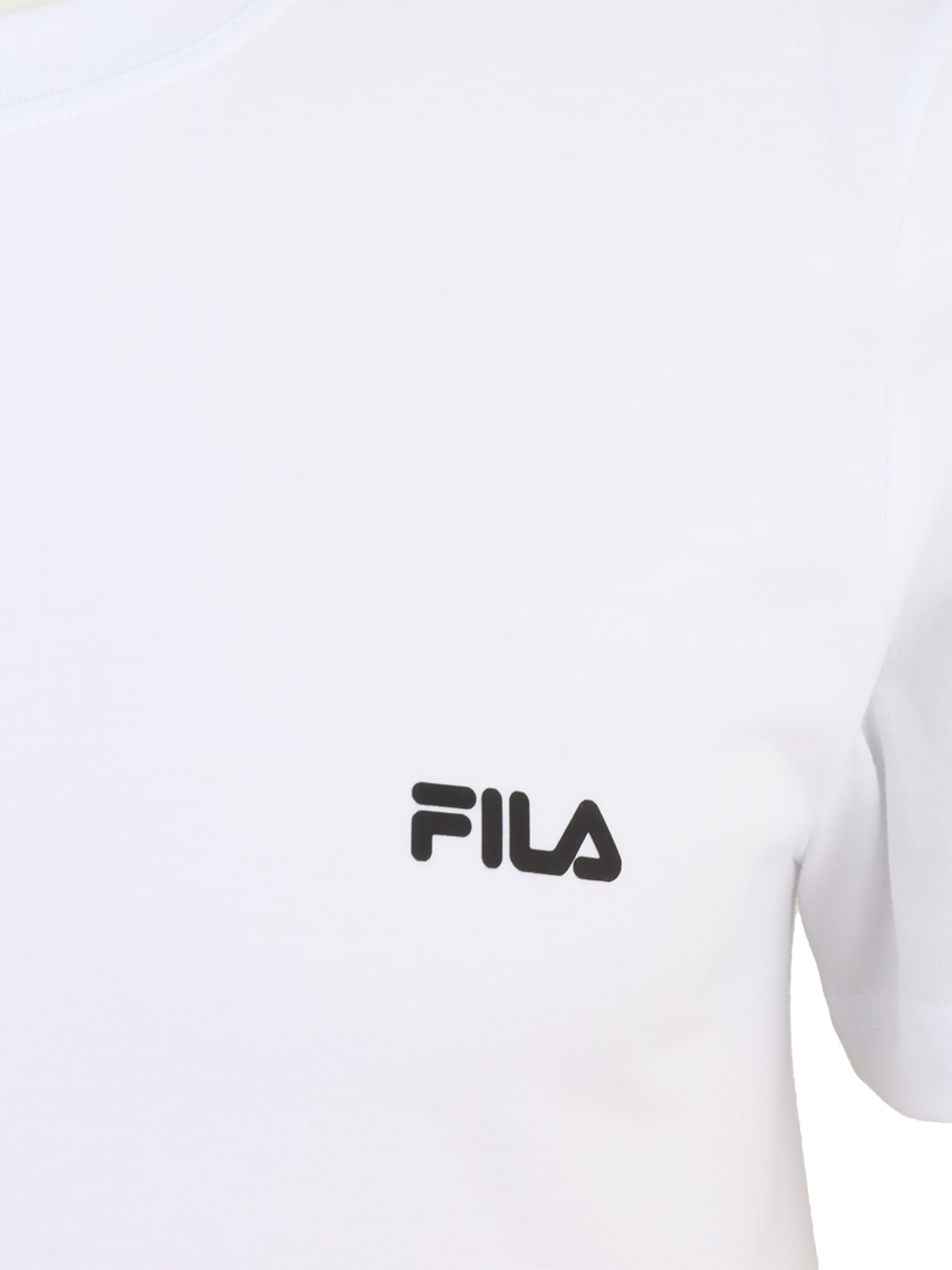 FILA Camiseta  negro / blanco – imagen 6
