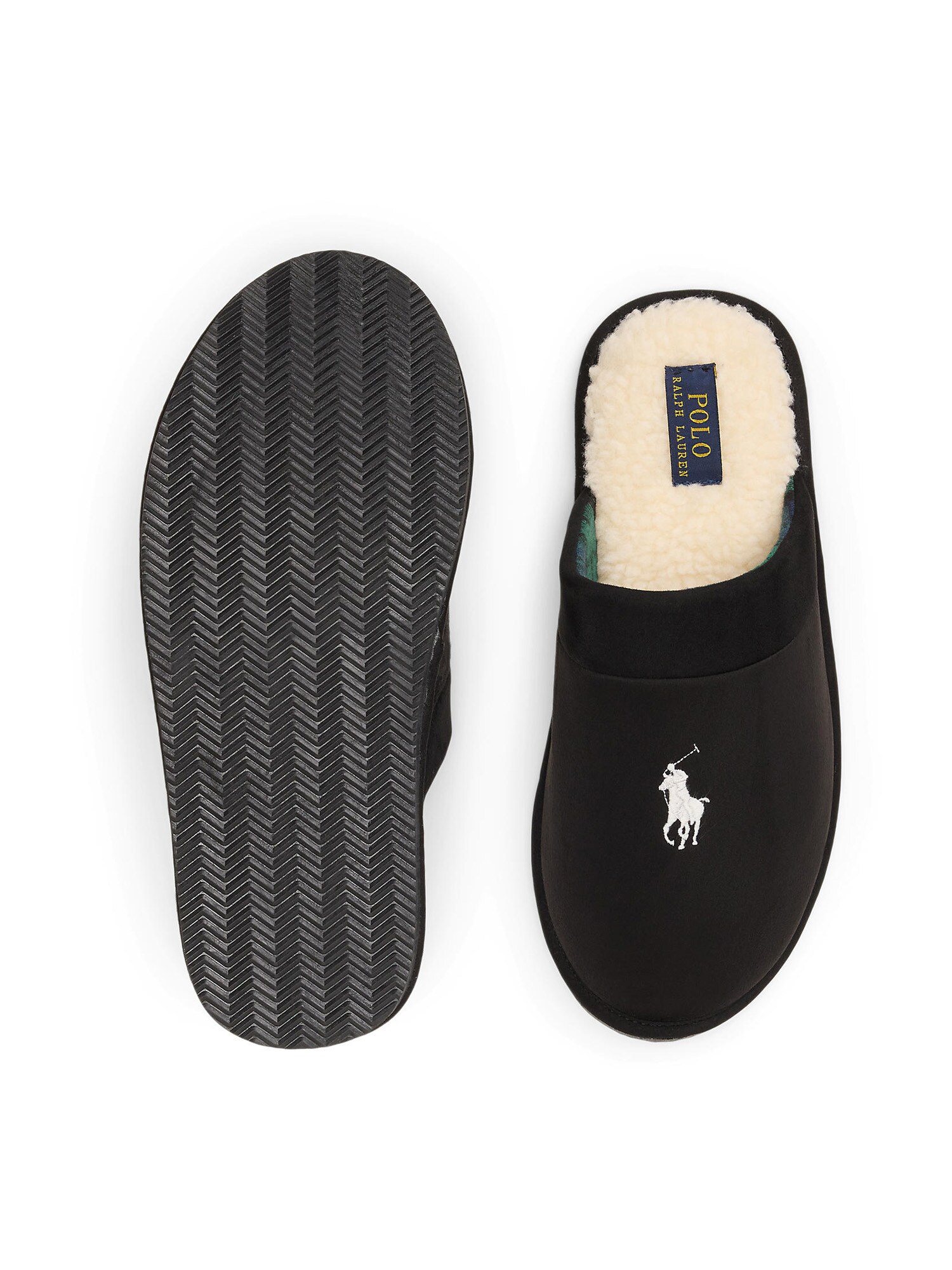 Polo Ralph Lauren Zapatillas de casa 'KLARENCE'  negro / blanco – imagen 4