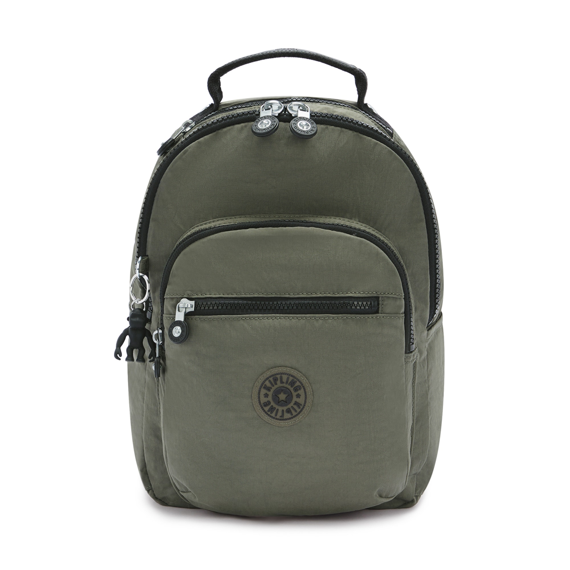 KIPLING Rucsac Seoul  verde închis / negru